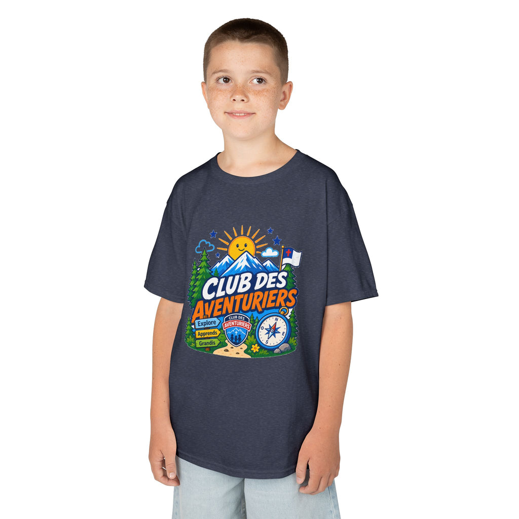 Club des Aventuriers T-Shirt (Enfants) | Camping Boussole et Soleil