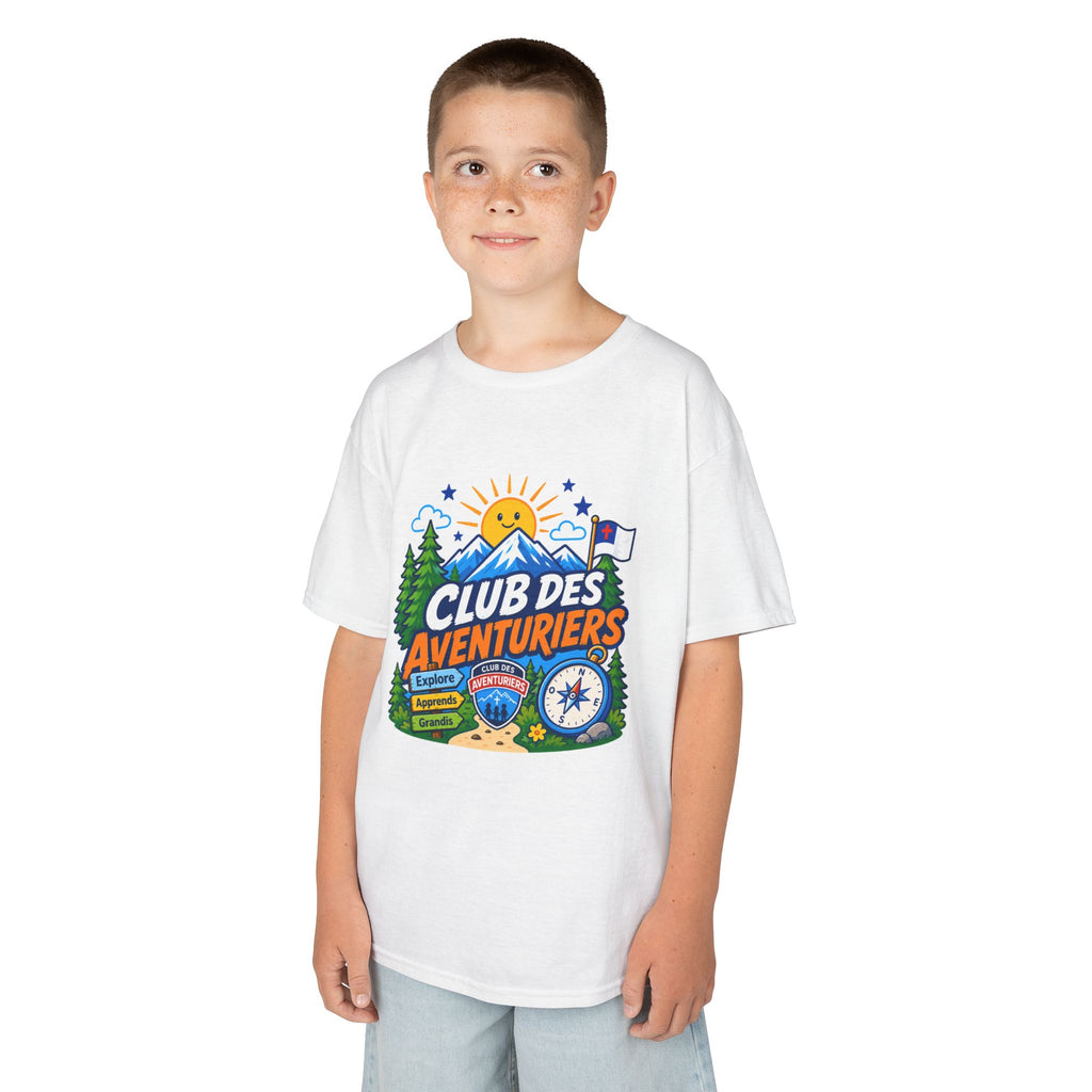 Club des Aventuriers T-Shirt (Enfants) | Camping Boussole et Soleil