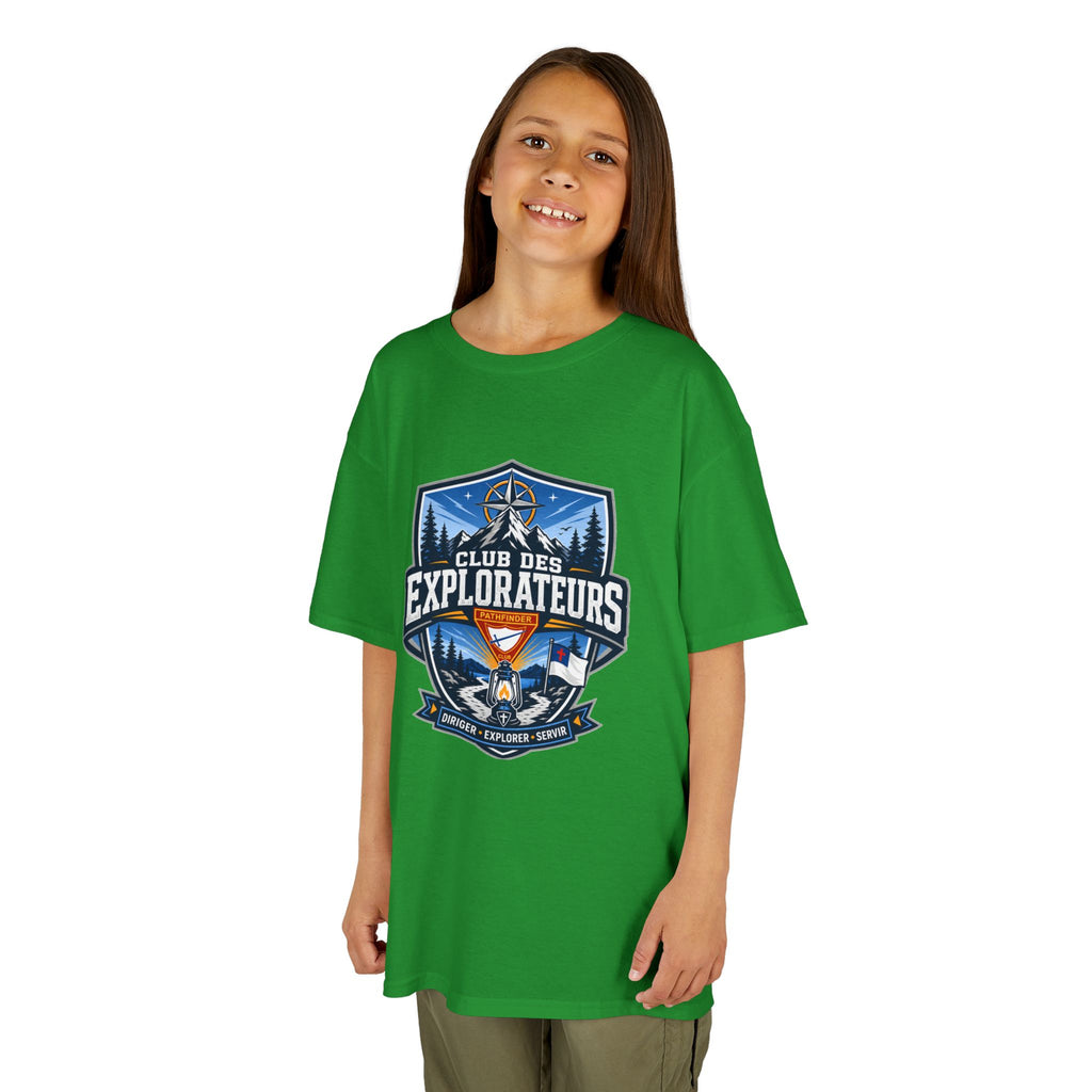 T-shirt unisexe pour enfants Club des Explorateurs | Lanterne