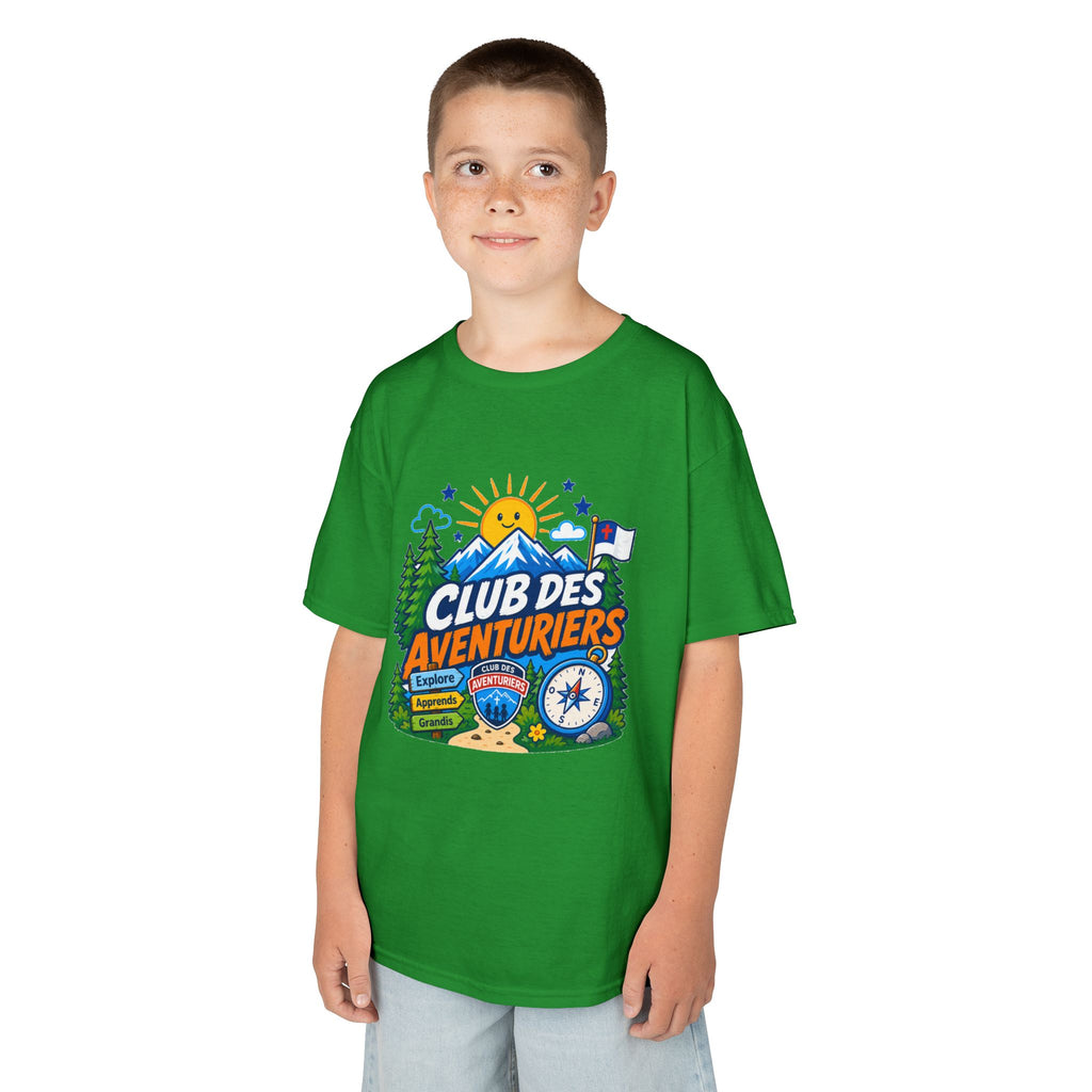 Club des Aventuriers T-Shirt (Enfants) | Camping Boussole et Soleil