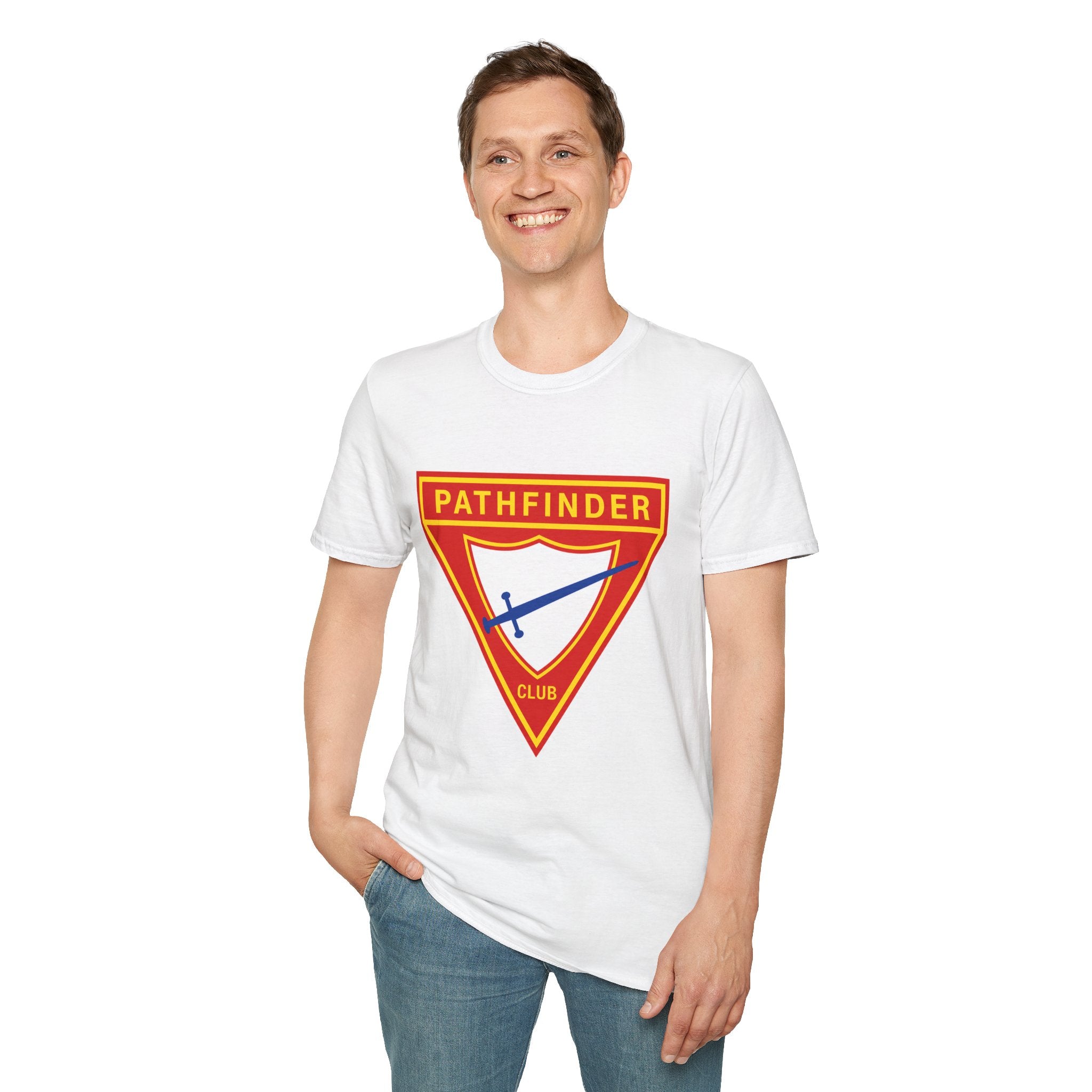 Pathfinder Club T-Shirt — Retro Shield Logo Tee