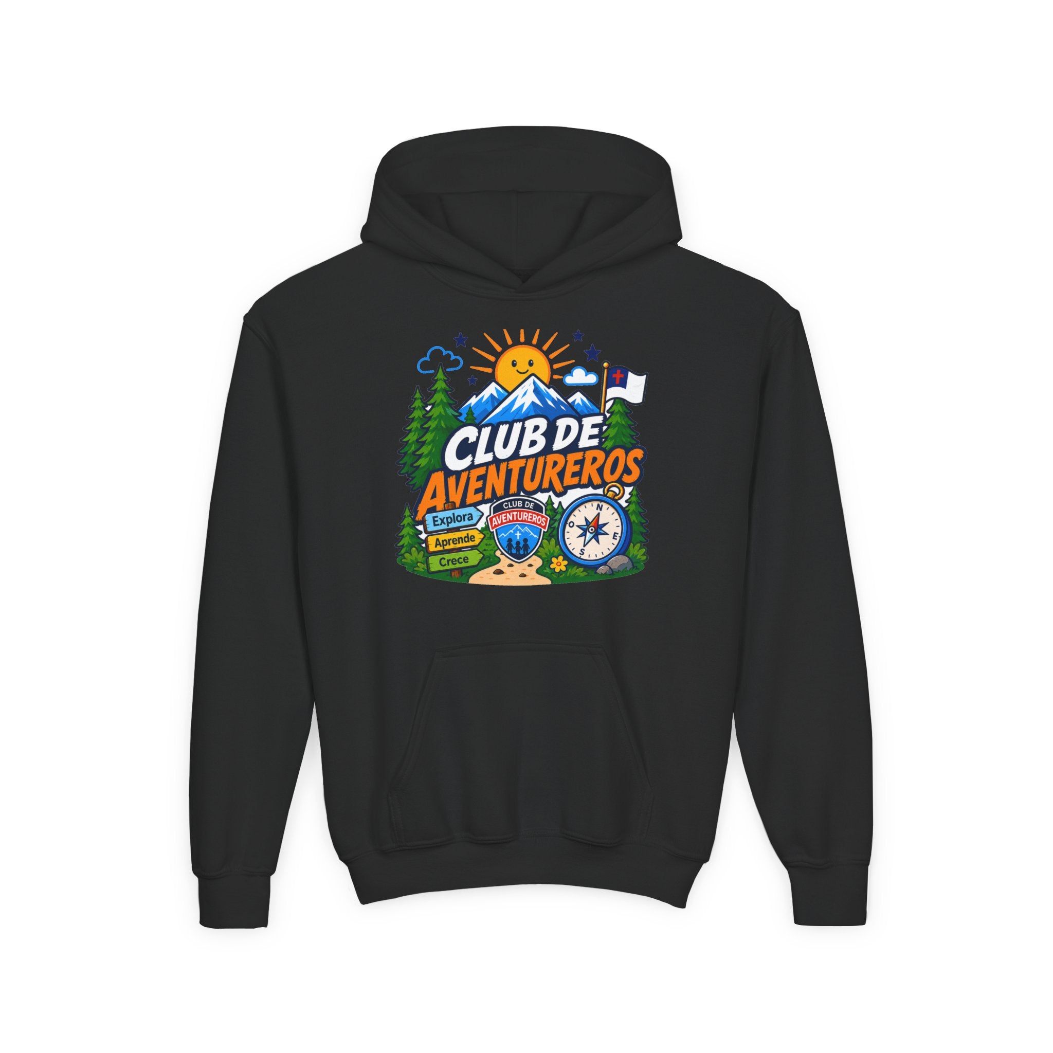 Club de Adventureros | Sudadera con capucha y estampado para Niños | Cámping