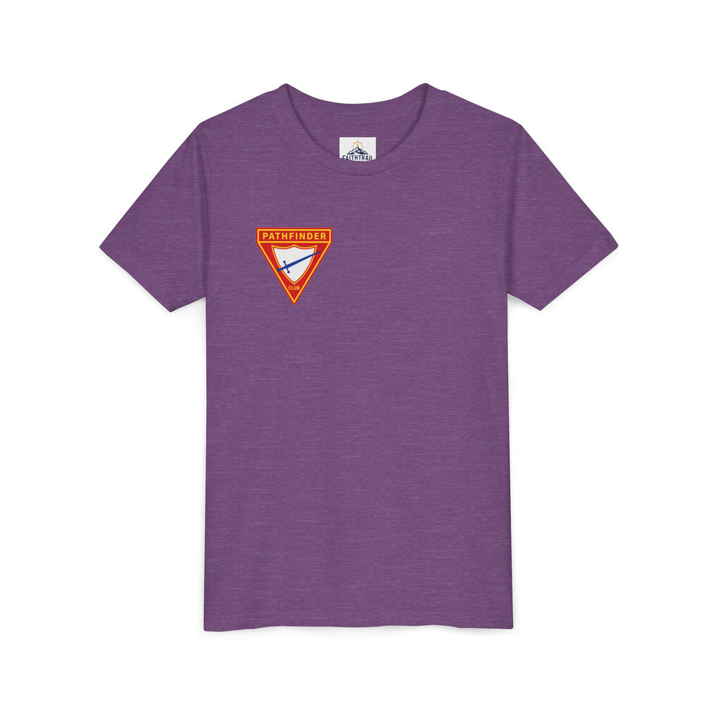 Pathfinder Club Youth Tee — Pathfinder Shield Emblem Short Sleeve Shirt