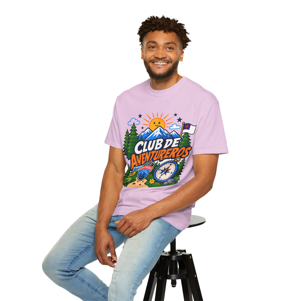 Club de Aventureros Camiseta (Adultos) | Camping, Brújula y Sol