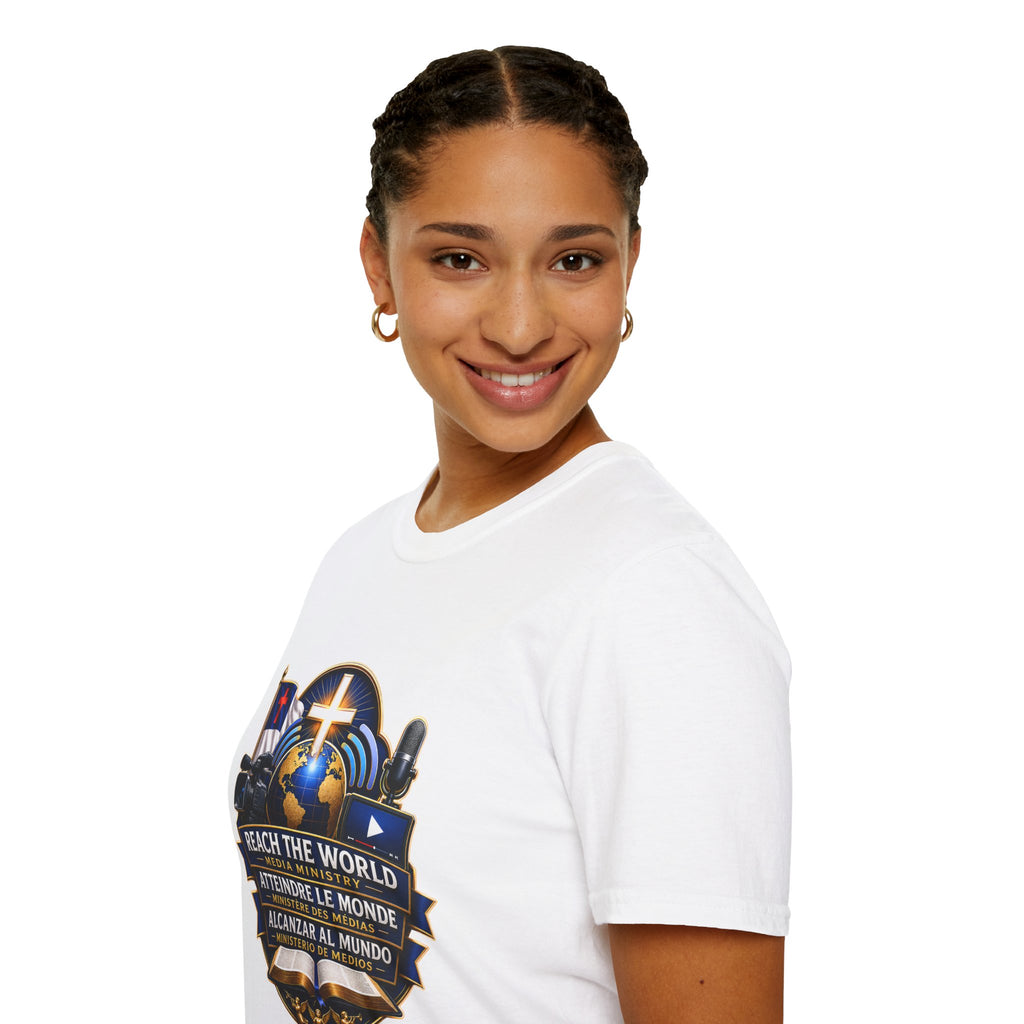 Reach The World Media Ministry T-Shirt — Christian Mission & Evangelism Tee