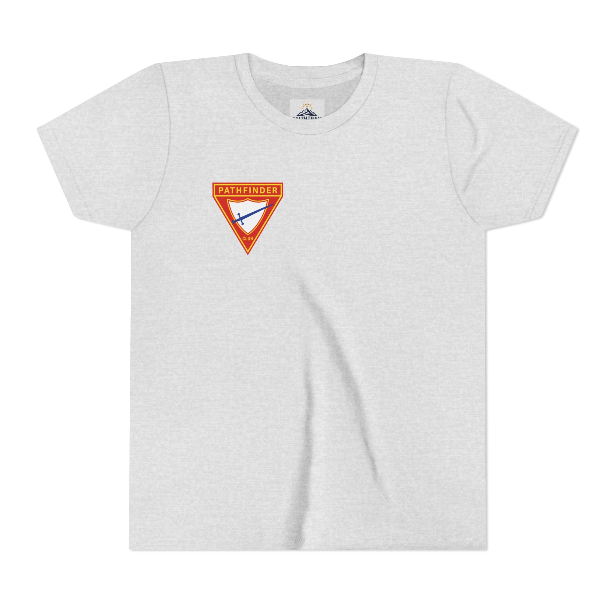 Pathfinder Club Youth Tee — Pathfinder Shield Emblem Short Sleeve Shirt