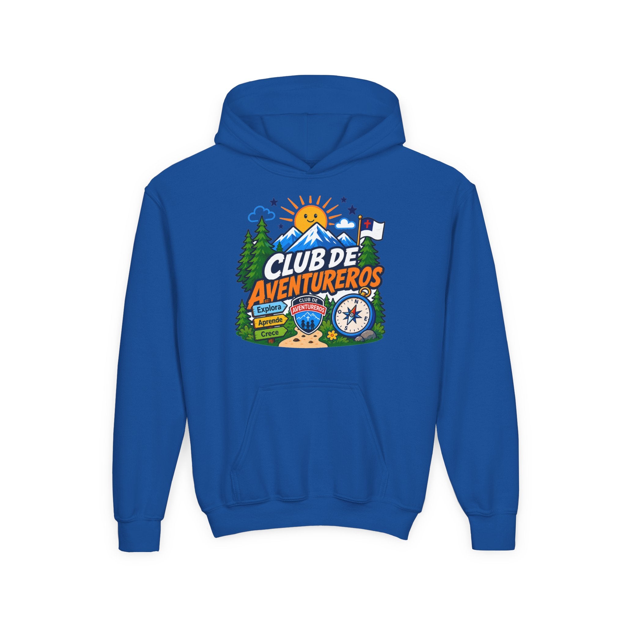 Club de Adventureros | Sudadera con capucha y estampado para Niños | Cámping