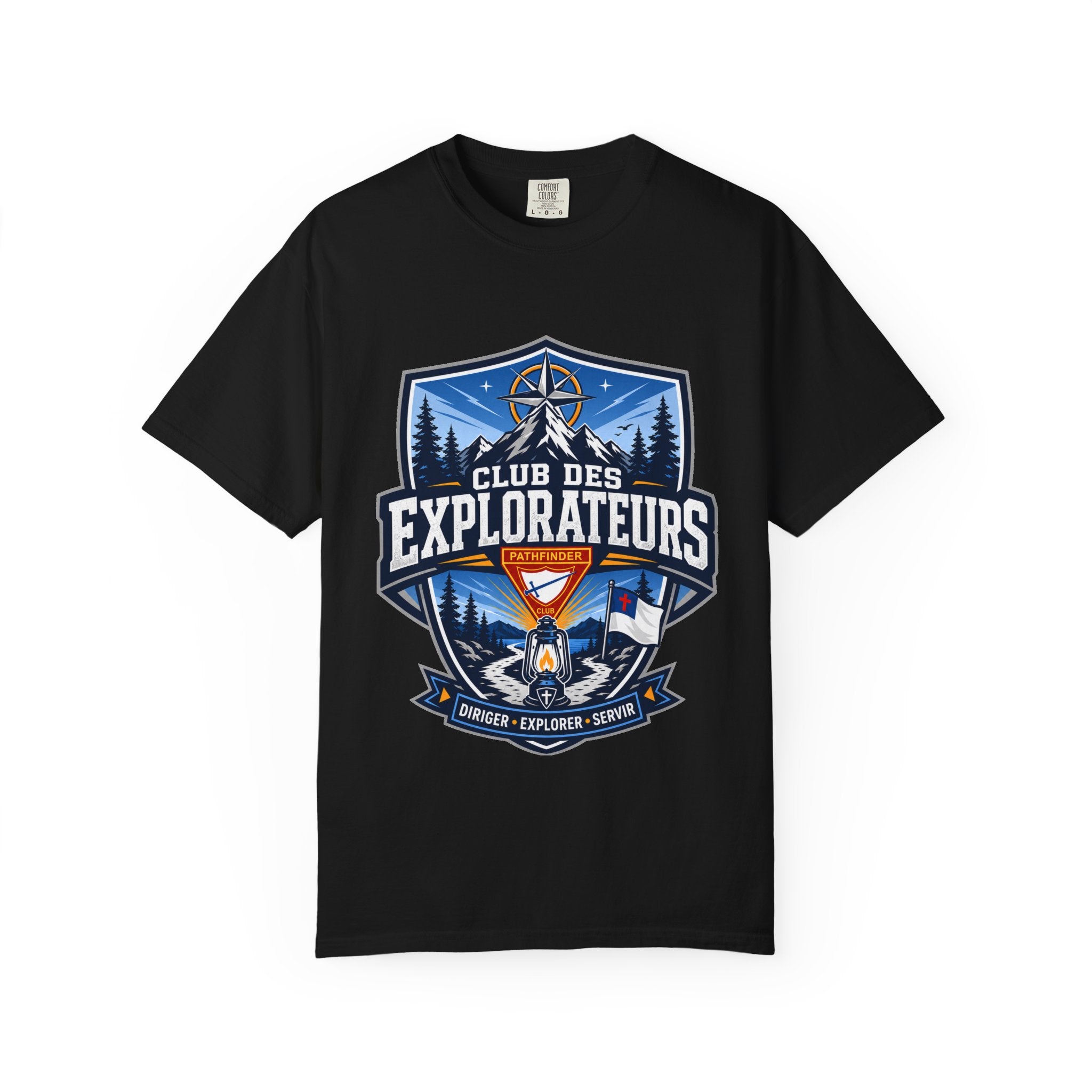 T-shirt adulte unisexe Club des Explorateurs | Lanterne