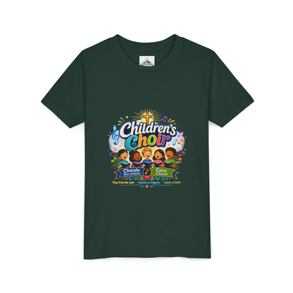 Children's Choir Youth Tee - Colorful Church Choir Graphic