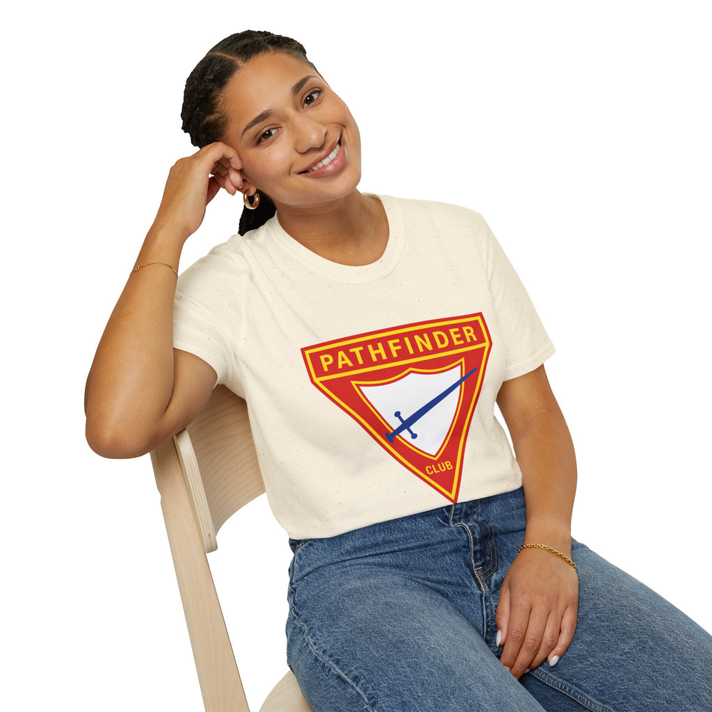 Pathfinder Club T-Shirt — Retro Shield Logo Tee
