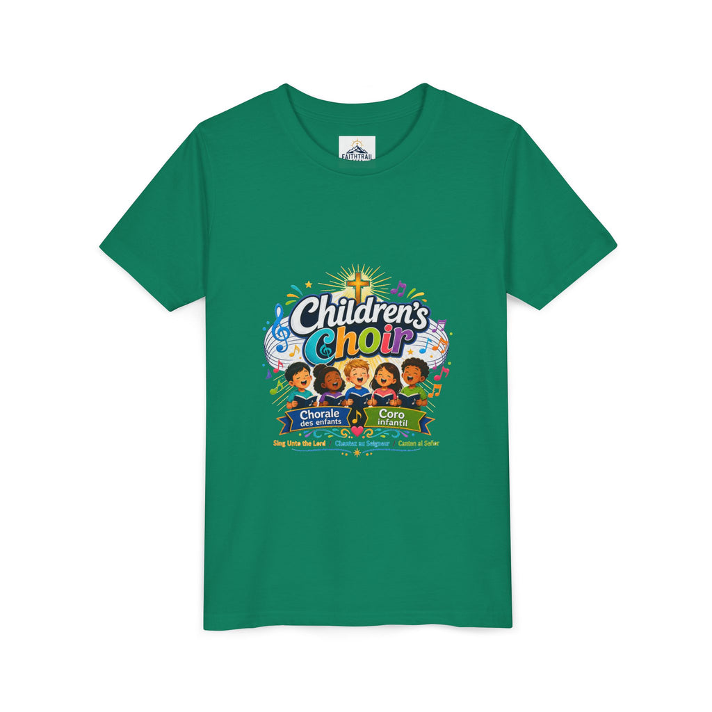Children's Choir Youth Tee - Colorful Church Choir Graphic