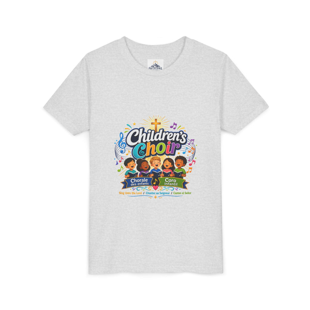 Children's Choir Youth Tee - Colorful Church Choir Graphic