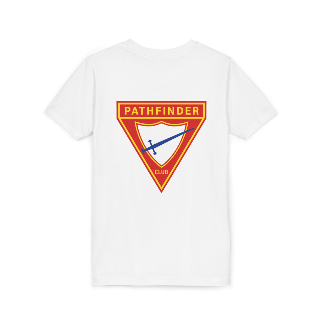 Pathfinder Club Youth Tee — Pathfinder Shield Emblem Short Sleeve Shirt