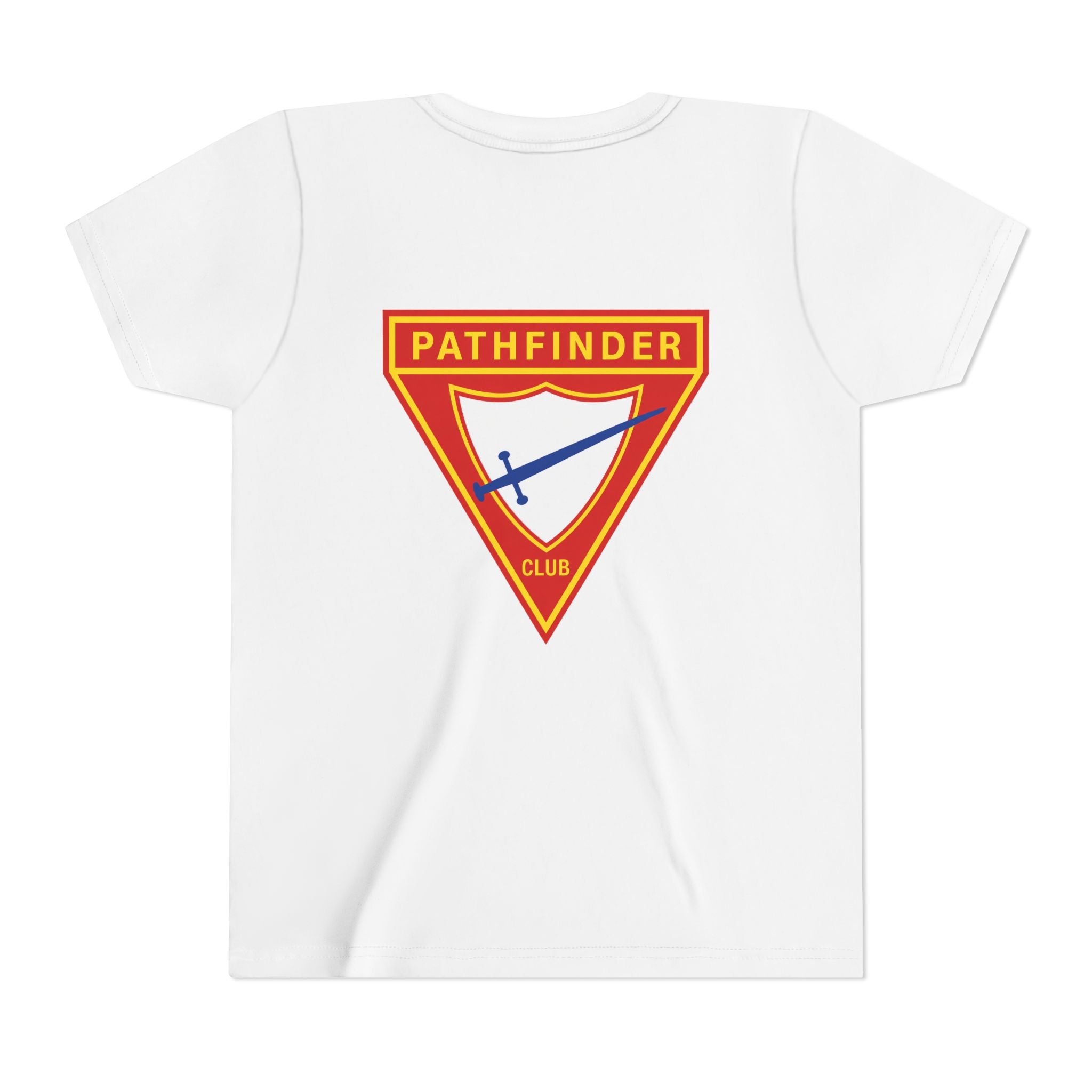 Pathfinder Club Youth Tee — Pathfinder Shield Emblem Short Sleeve Shirt