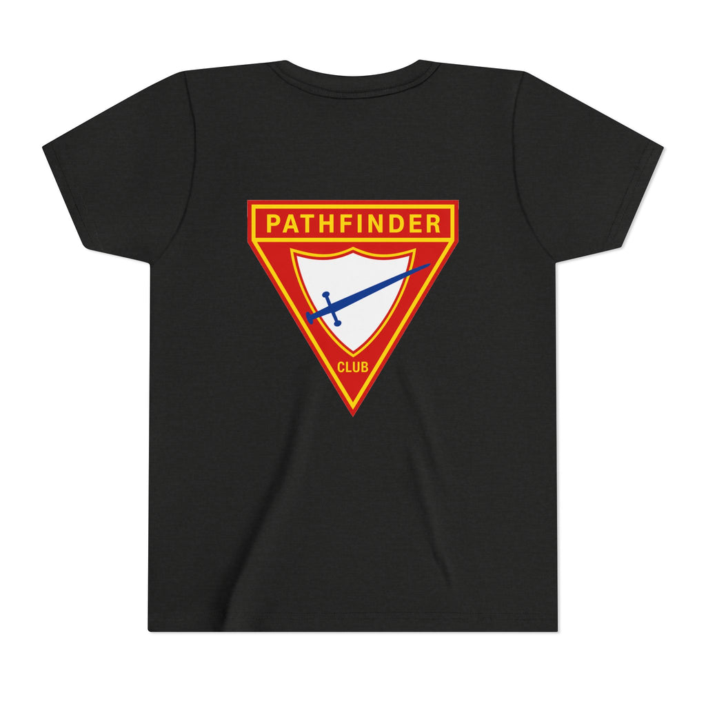 Pathfinder Club Youth Tee — Pathfinder Shield Emblem Short Sleeve Shirt