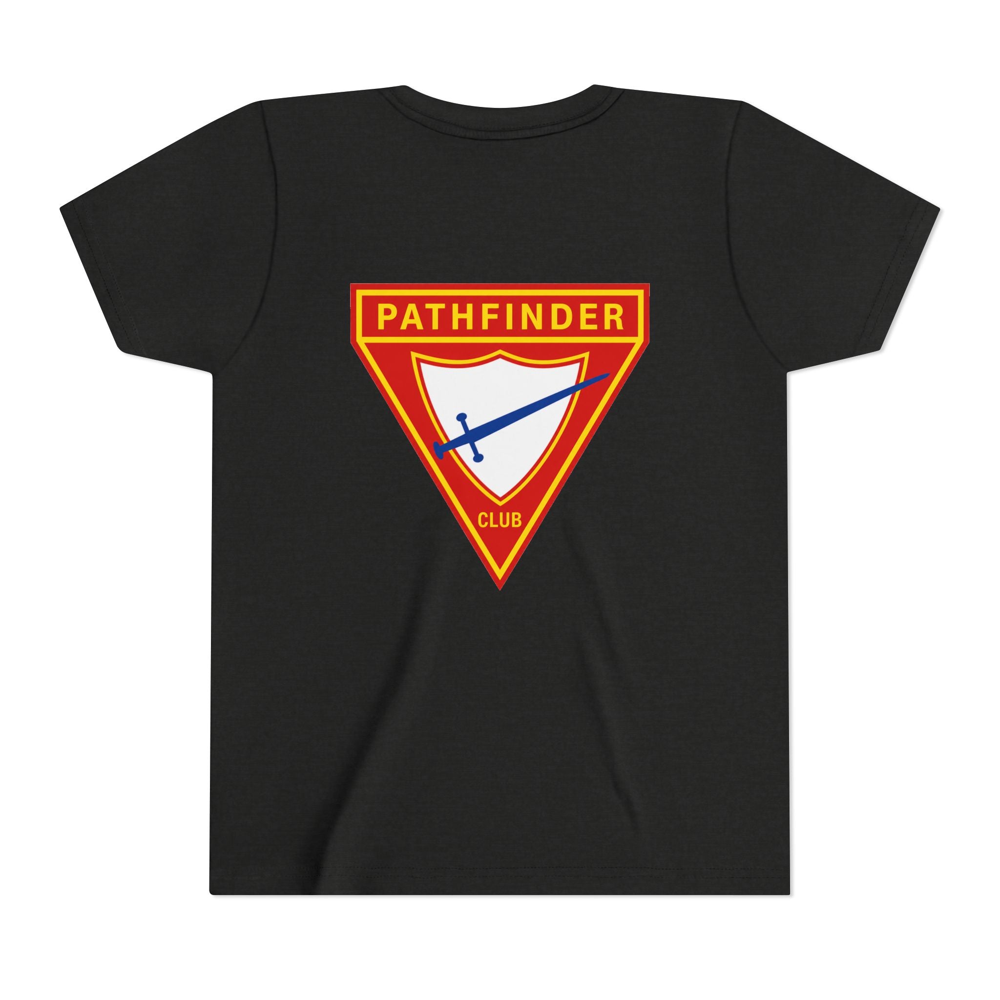 Pathfinder Club Youth Tee — Pathfinder Shield Emblem Short Sleeve Shirt