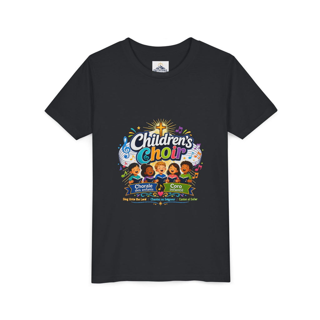 Children's Choir Youth Tee - Colorful Church Choir Graphic