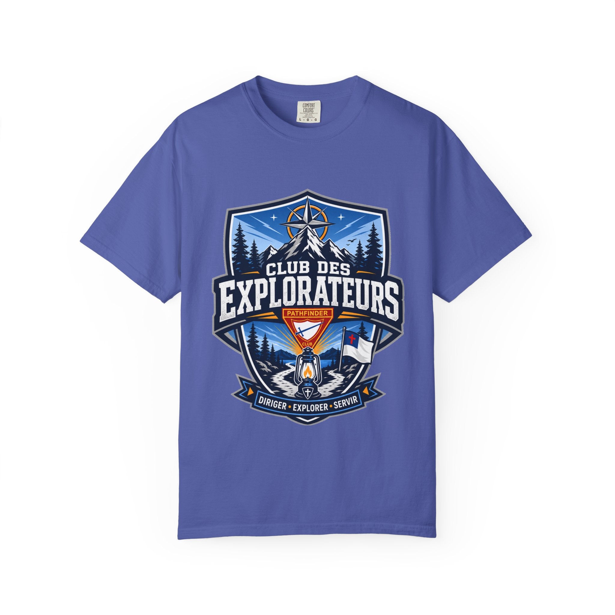 T-shirt adulte unisexe Club des Explorateurs | Lanterne