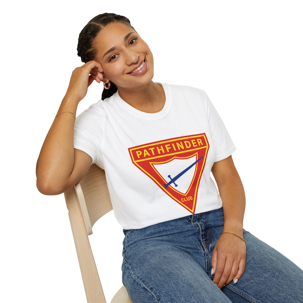 Pathfinder Club T-Shirt — Retro Shield Logo Tee