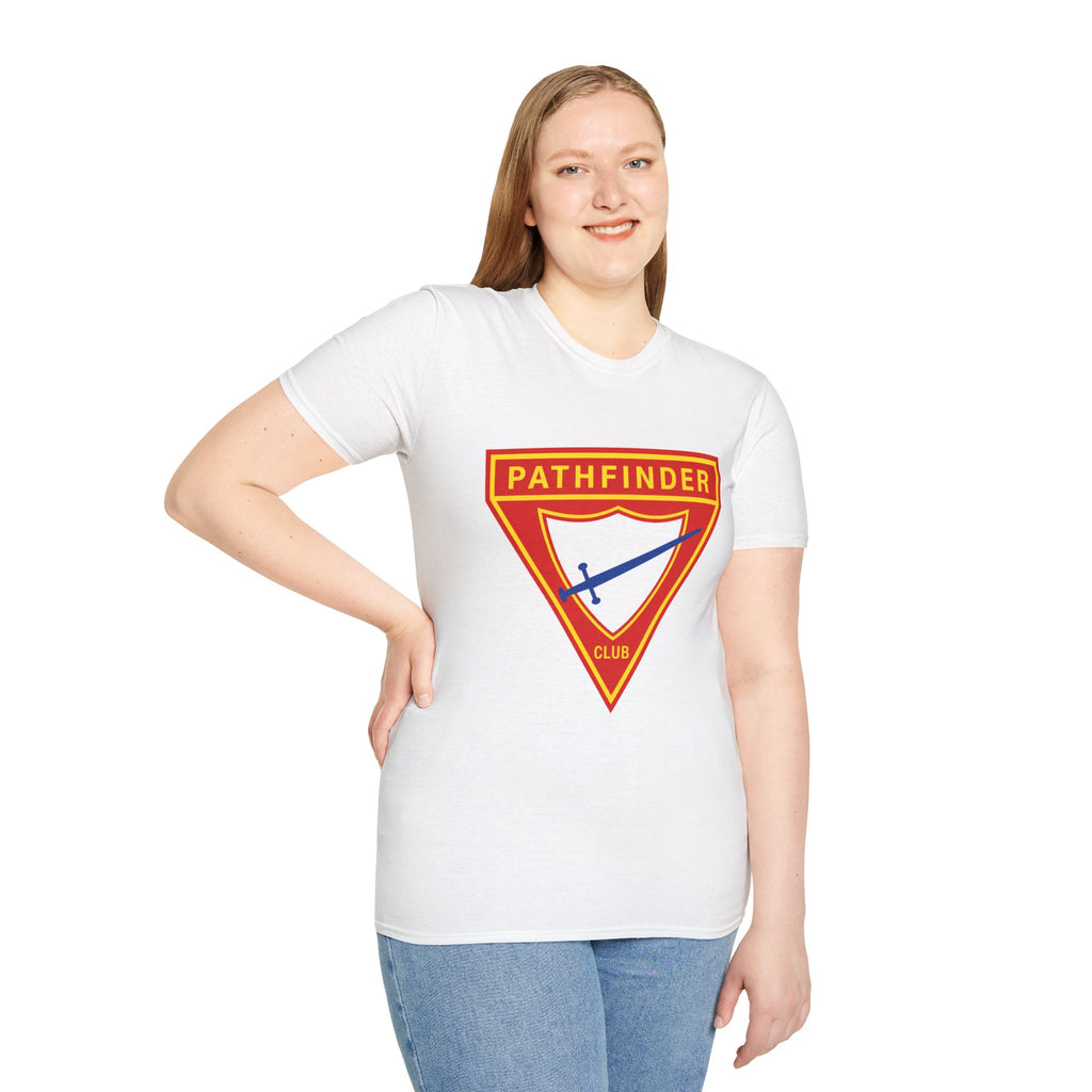 Pathfinder Club T-Shirt — Retro Shield Logo Tee