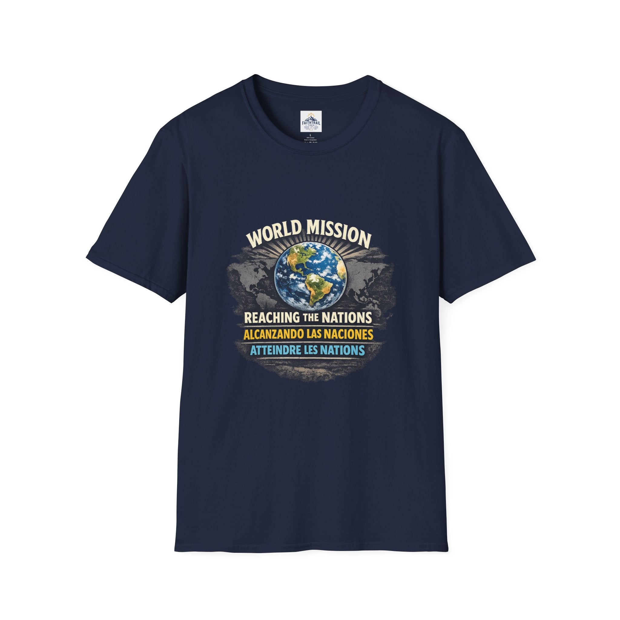 World Mission T-Shirt — Reaching the Nations Globe Tee