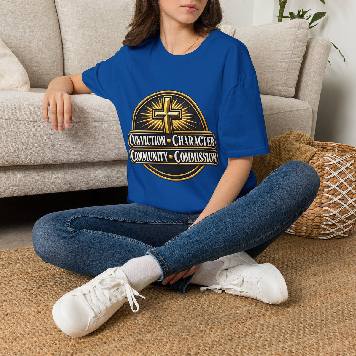 Conviction • Character Christian T-Shirt — Cross Faith Ministry Tee