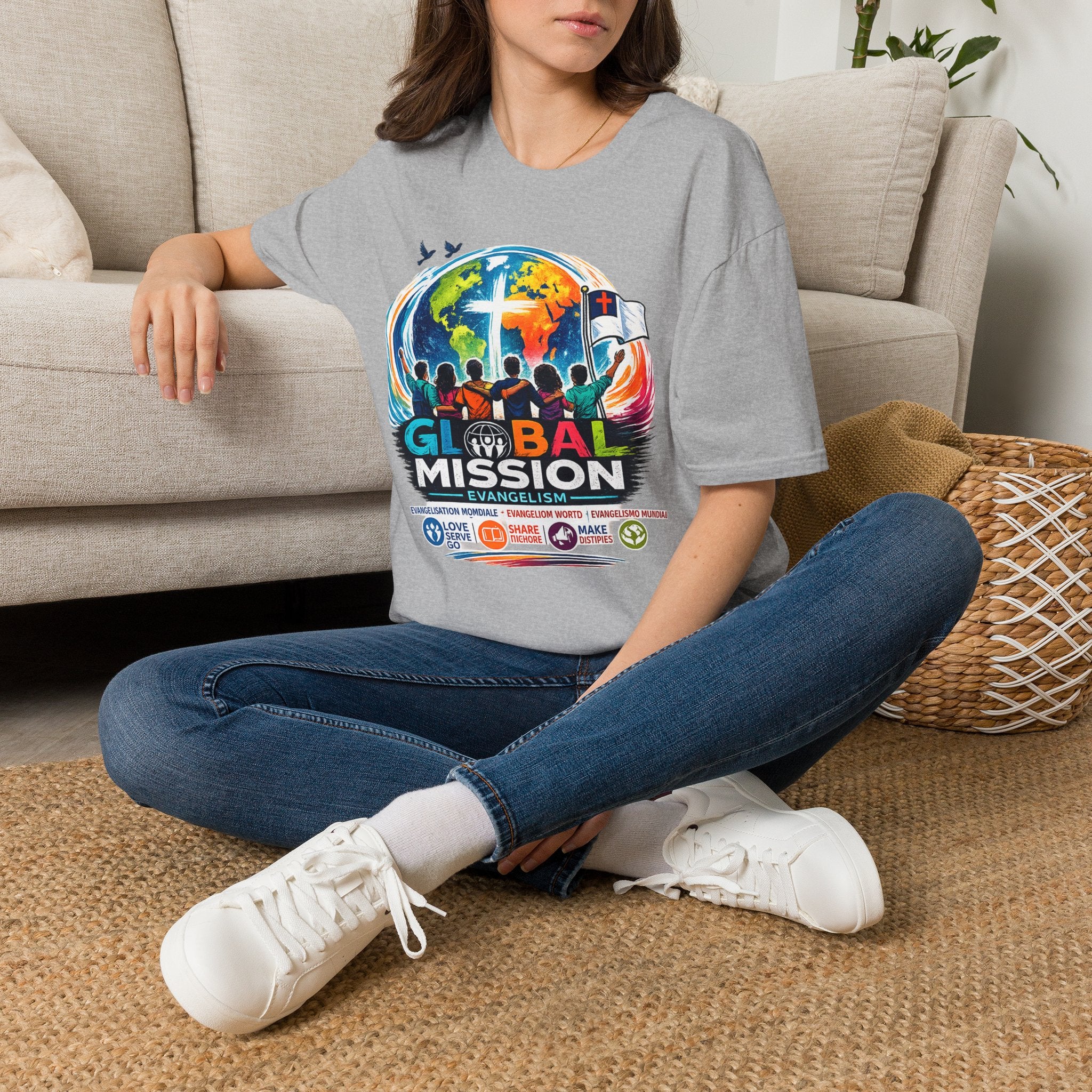 Global Mission T-Shirt — Christian Outreach Faith Tee