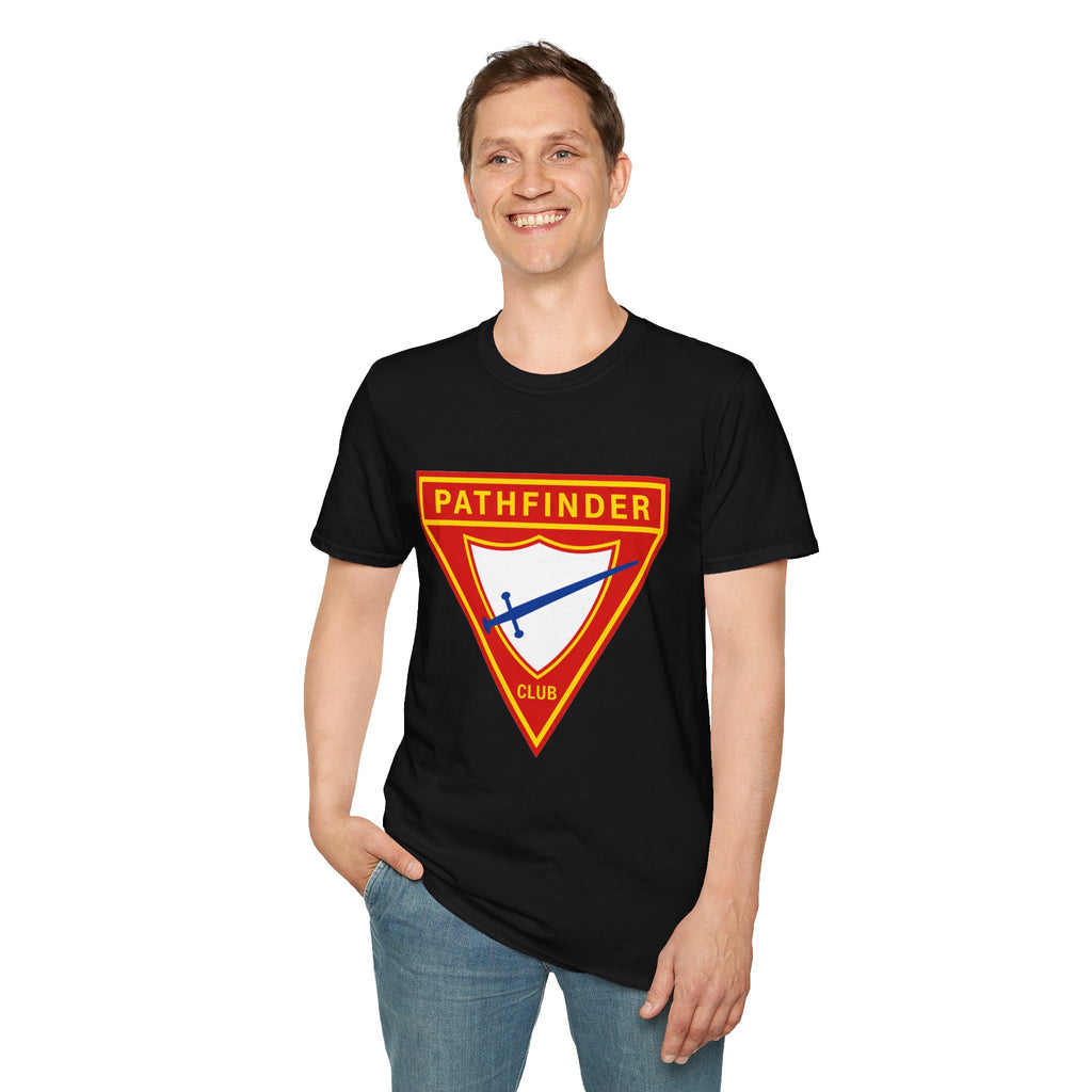 Pathfinder Club T-Shirt — Retro Shield Logo Tee