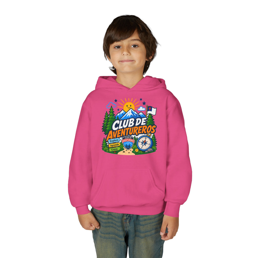 Club de Adventureros | Sudadera con capucha y estampado para Niños | Cámping