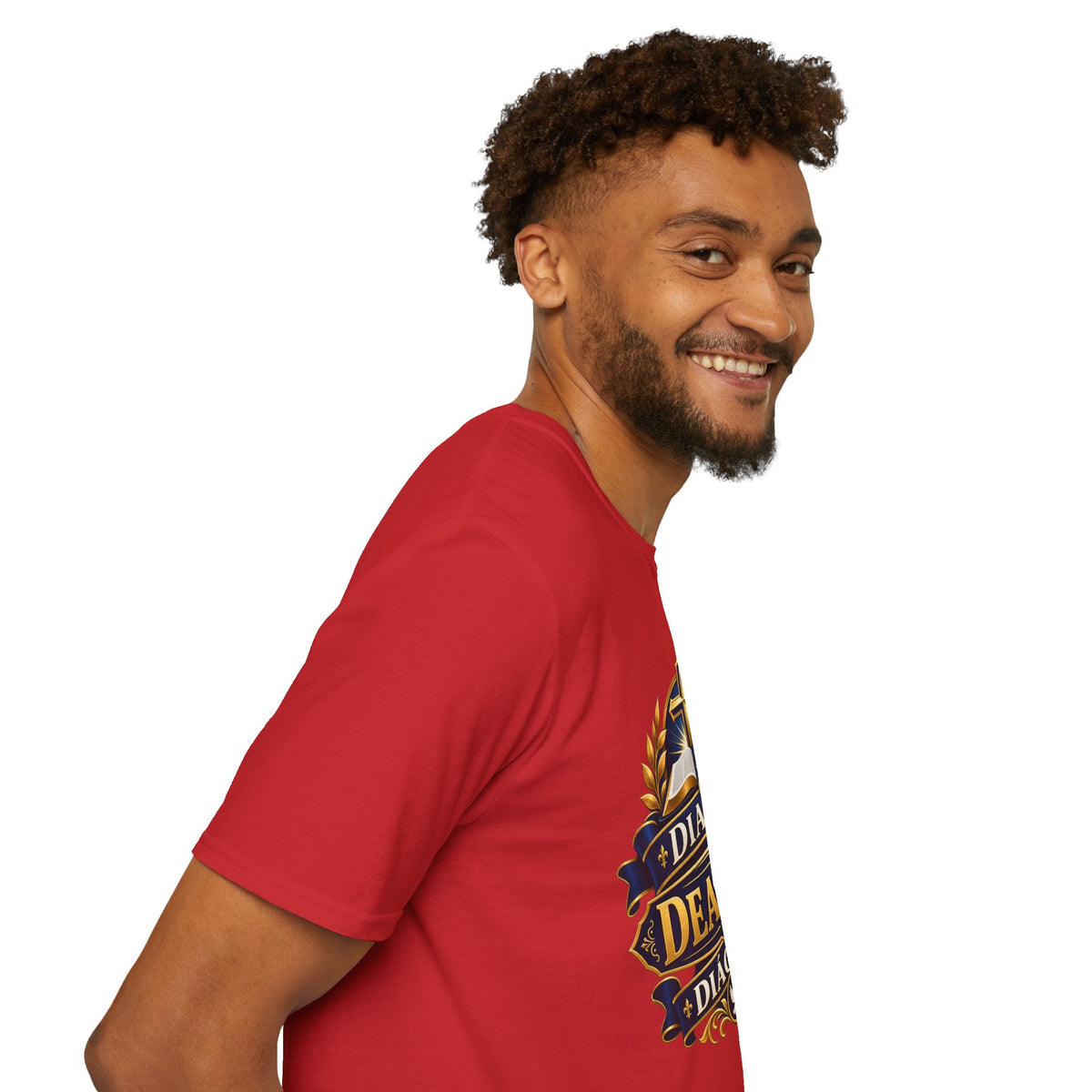 Deacon Faith T-Shirt — 'Diacre' Church Cross & Bible Emblem