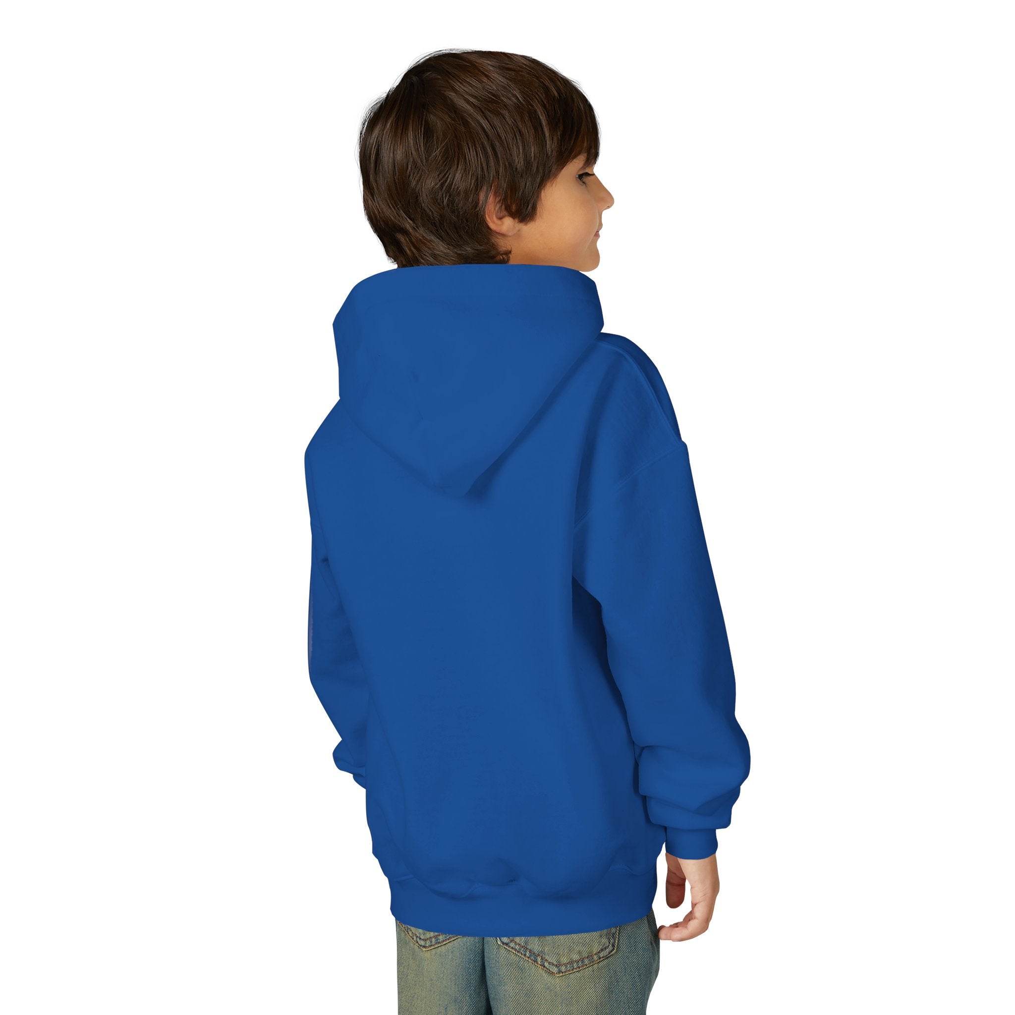 Pathfinder Cross Silhouette youth hoodie | Christian scout adventure design