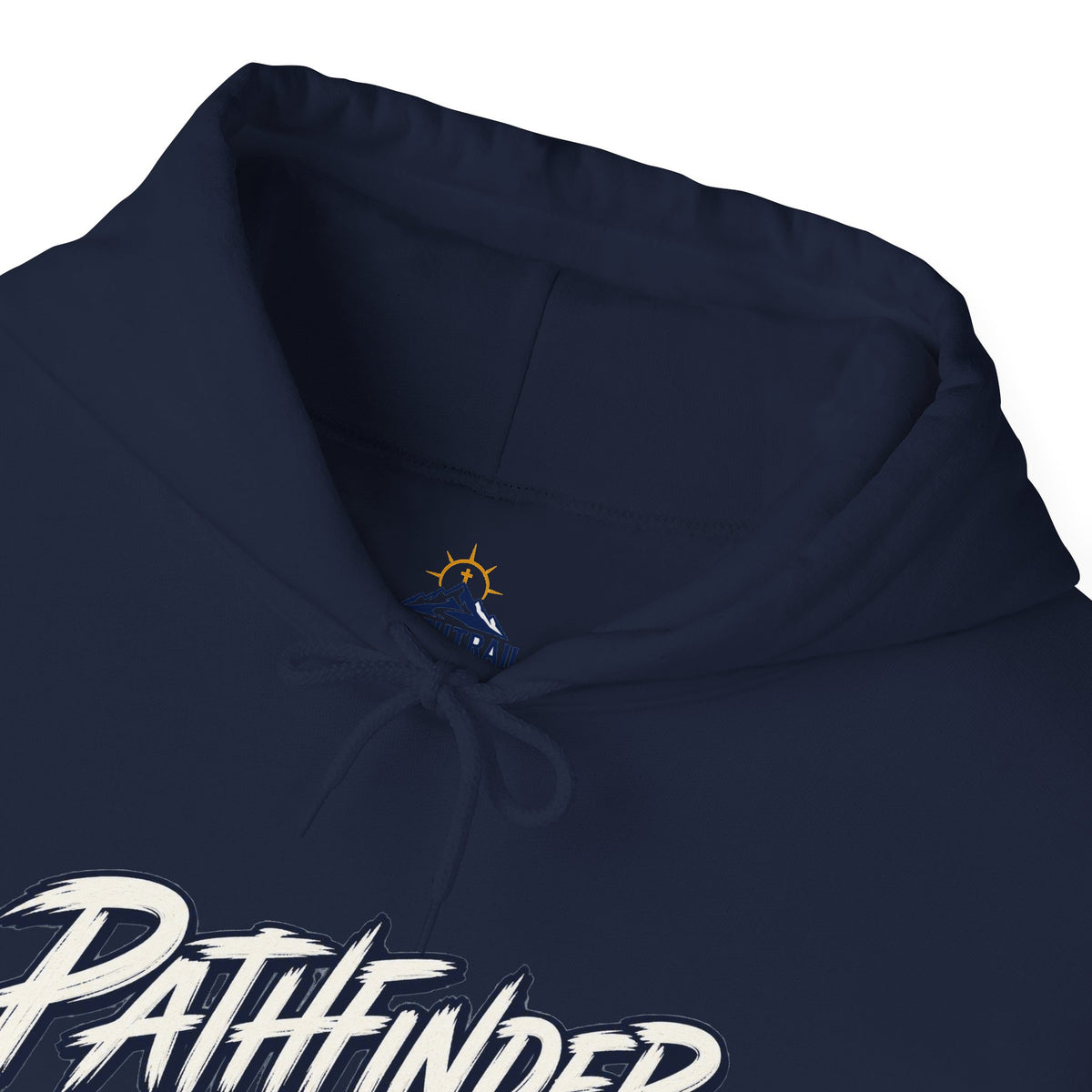 Pathfinder Graphic Hoodie — Retro Script Logo Pullover