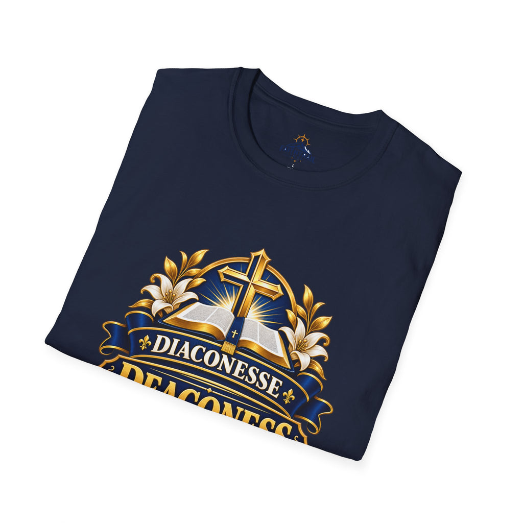 Deaconess Emblem T-Shirt — Faith-Based Christian Church Shirt