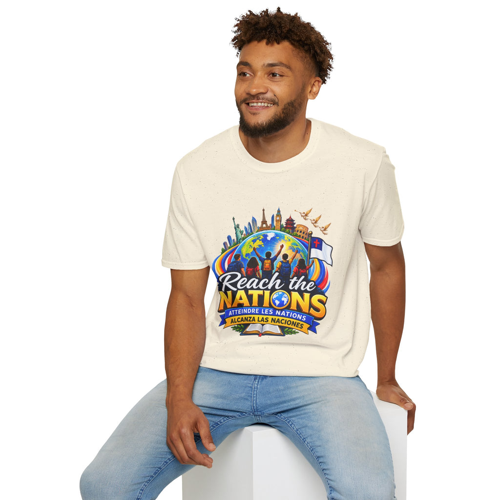 Reach the Nations T-Shirt — Global Missions Christian Outreach Tee