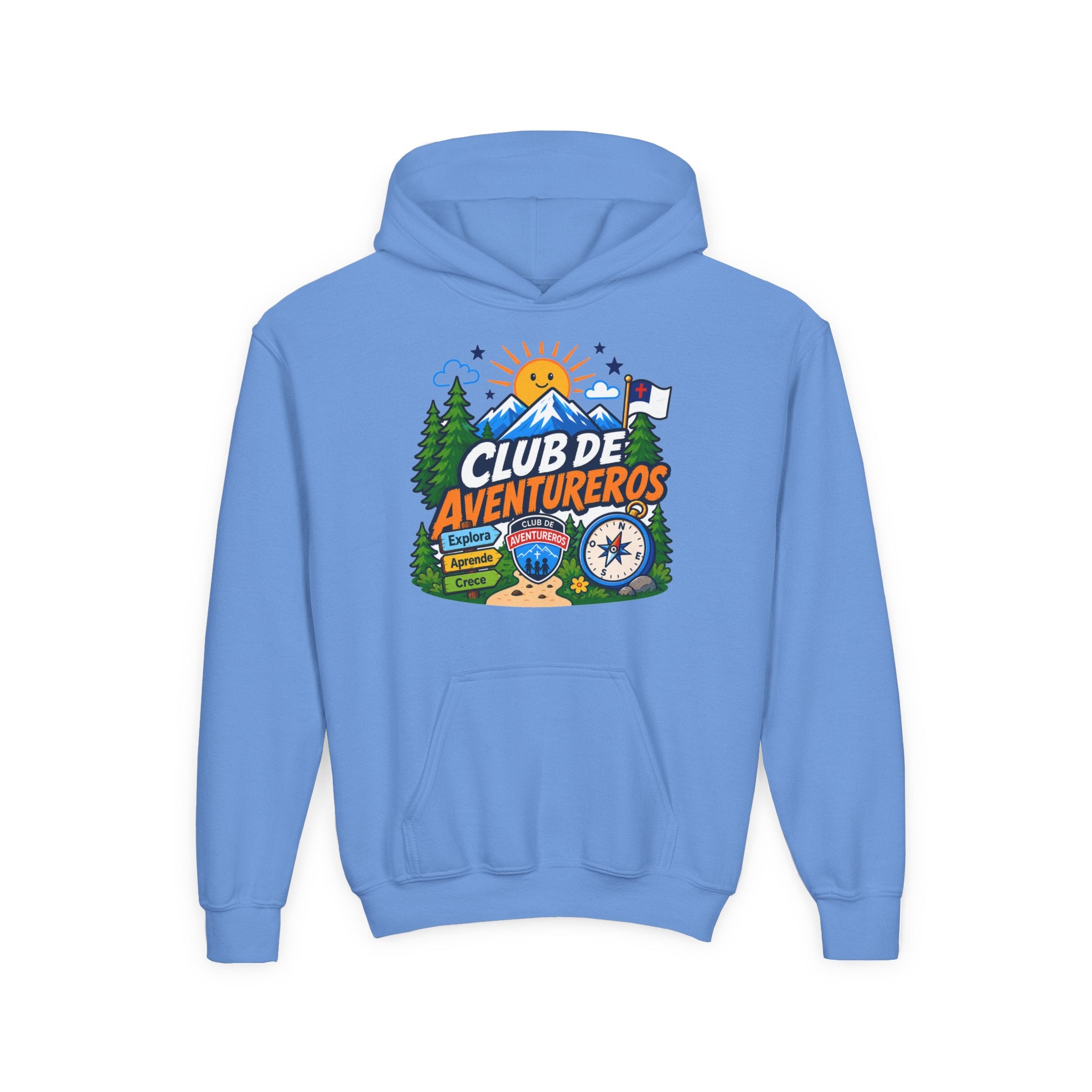 Club de Adventureros | Sudadera con capucha y estampado para Niños | Cámping