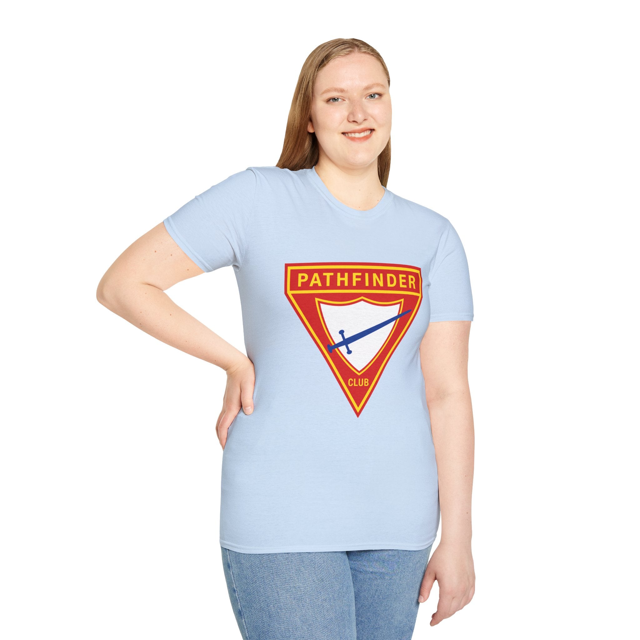 Pathfinder Club T-Shirt — Retro Shield Logo Tee
