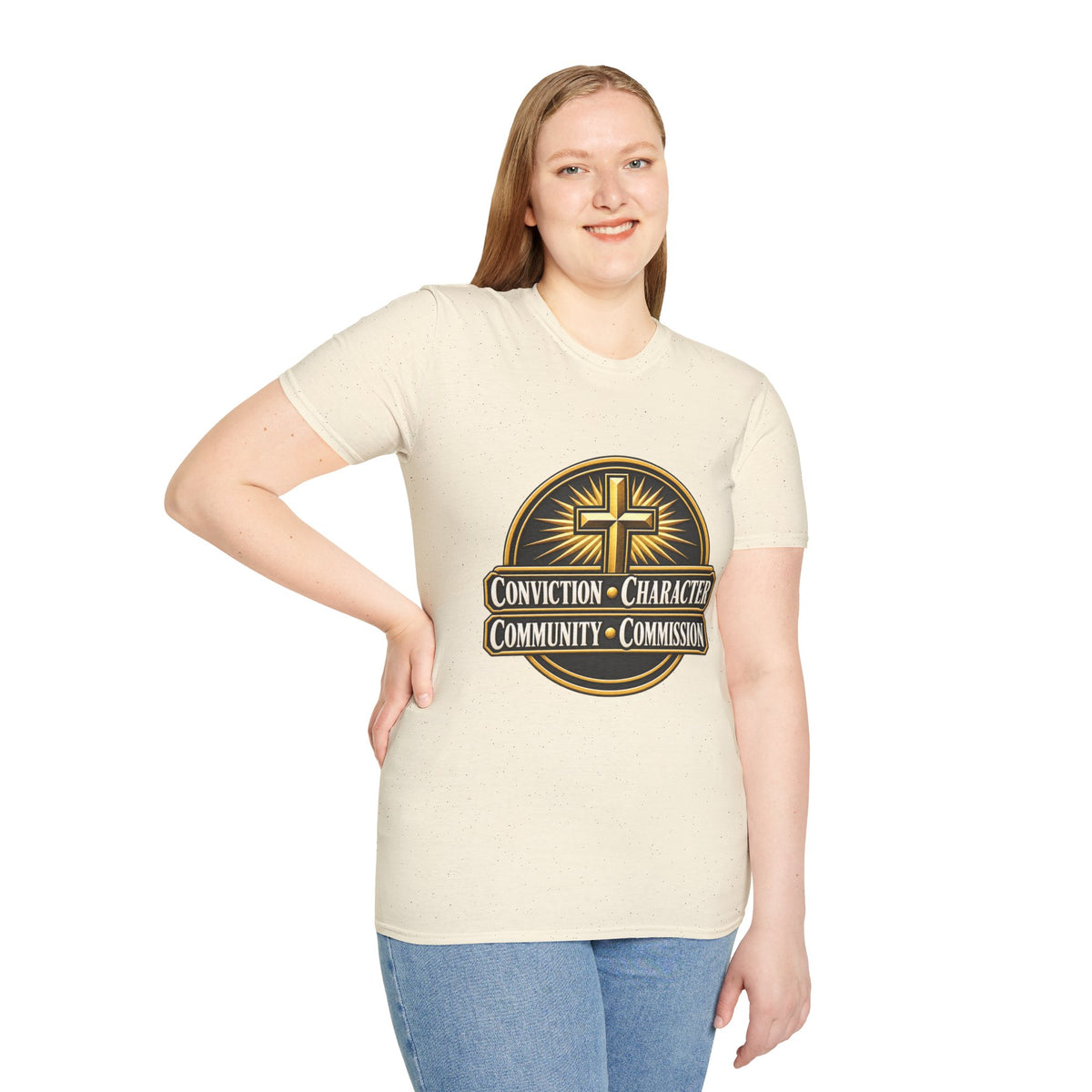 Conviction • Character Christian T-Shirt — Cross Faith Ministry Tee