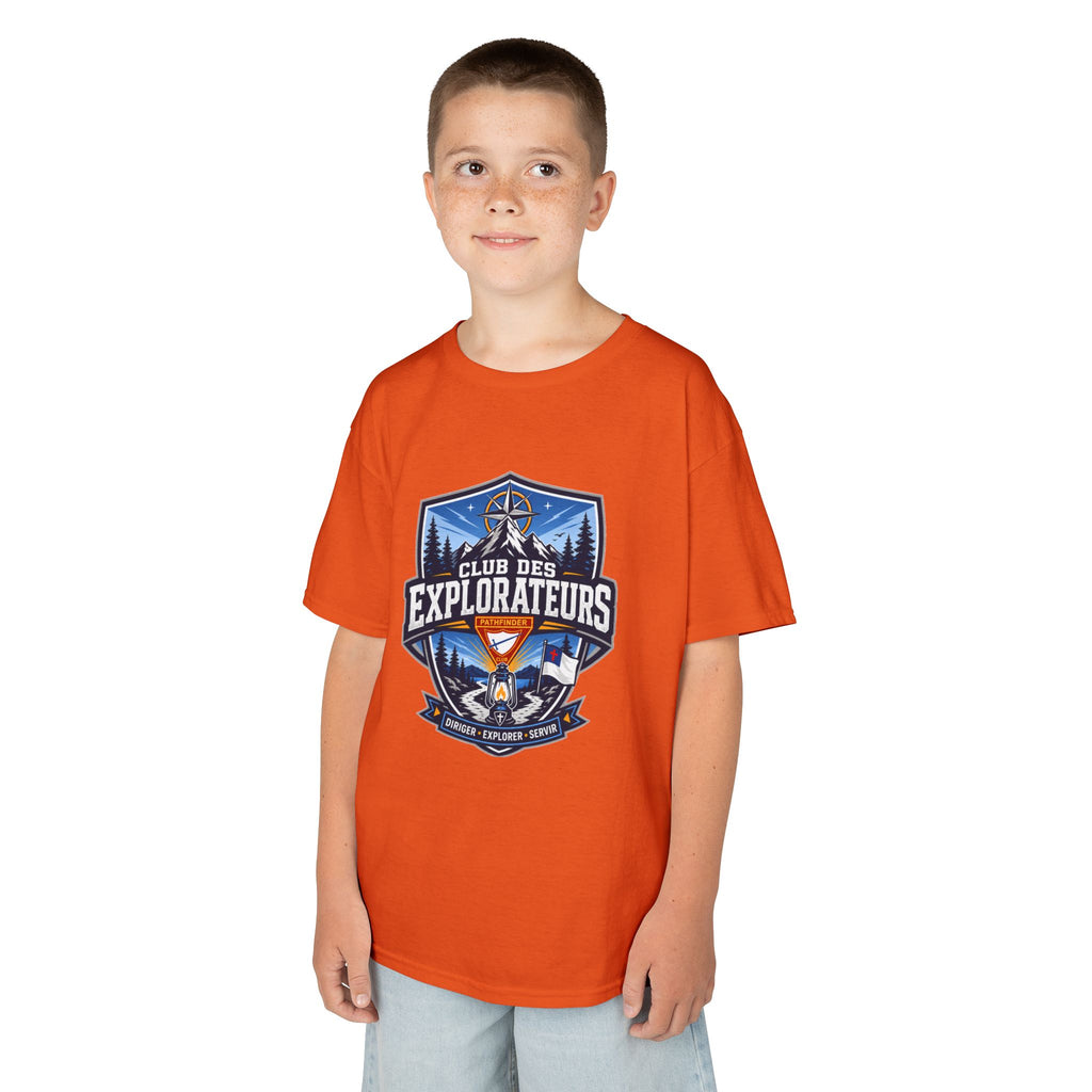T-shirt unisexe pour enfants Club des Explorateurs | Lanterne