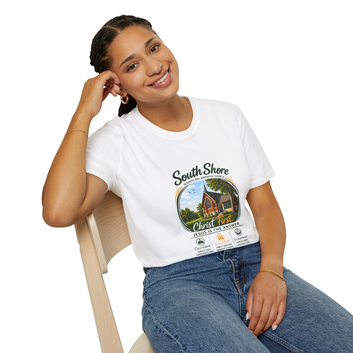South Shore Church T-Shirt — South Shore Seventh-Day Adventist Church Graphic Tee
