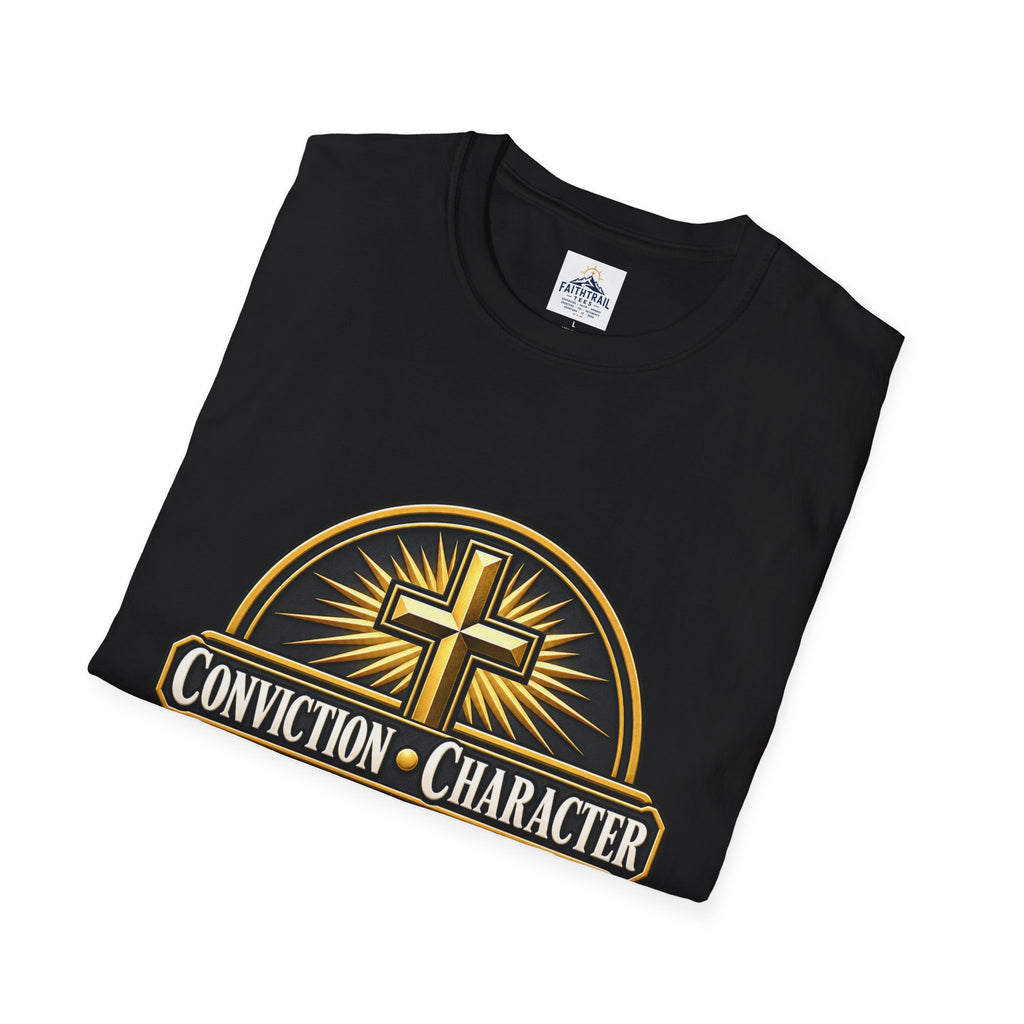 Conviction • Character Christian T-Shirt — Cross Faith Ministry Tee
