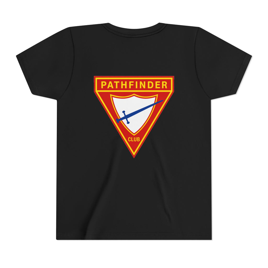 Pathfinder Club Youth Tee — Pathfinder Shield Emblem Short Sleeve Shirt