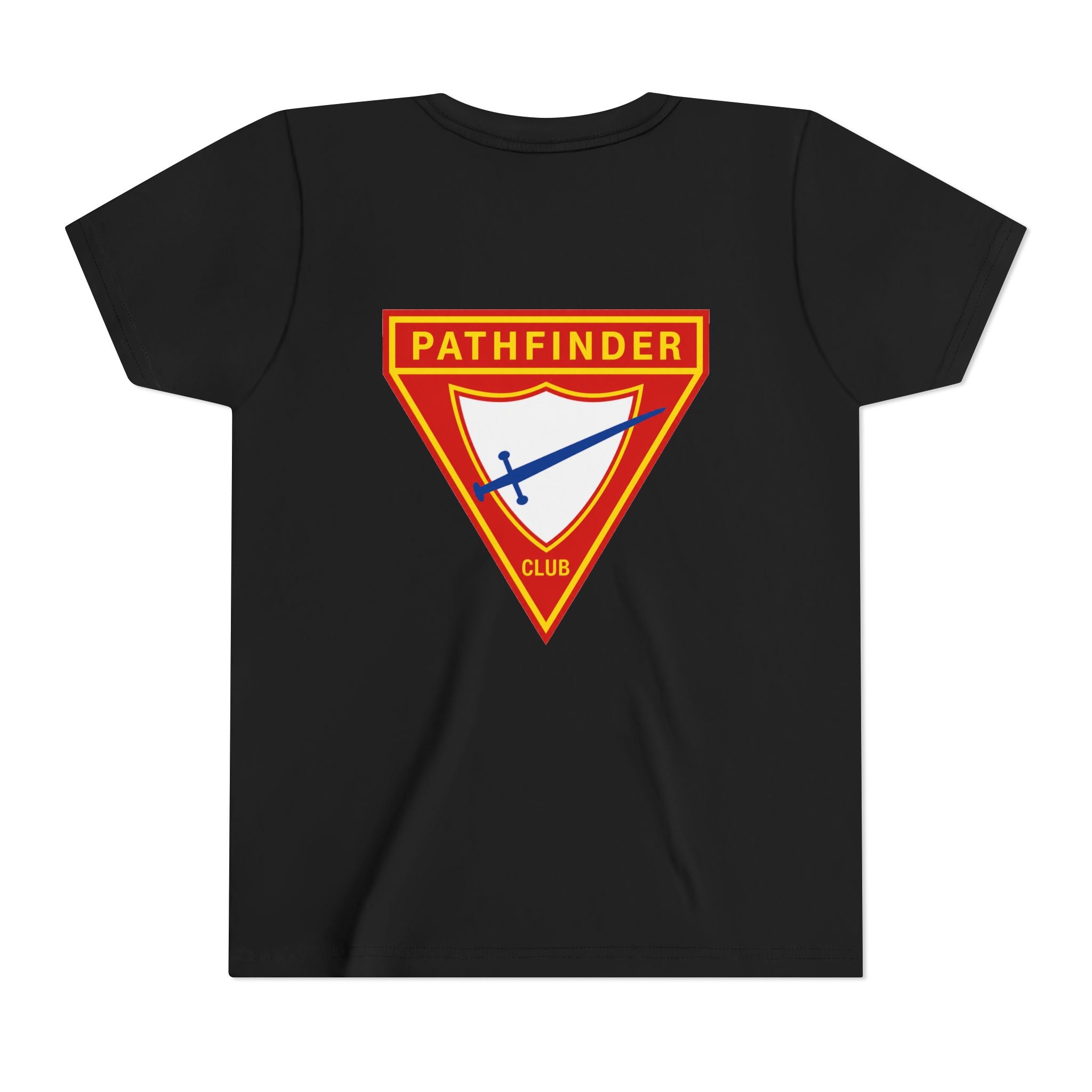 Pathfinder Club Youth Tee — Pathfinder Shield Emblem Short Sleeve Shirt