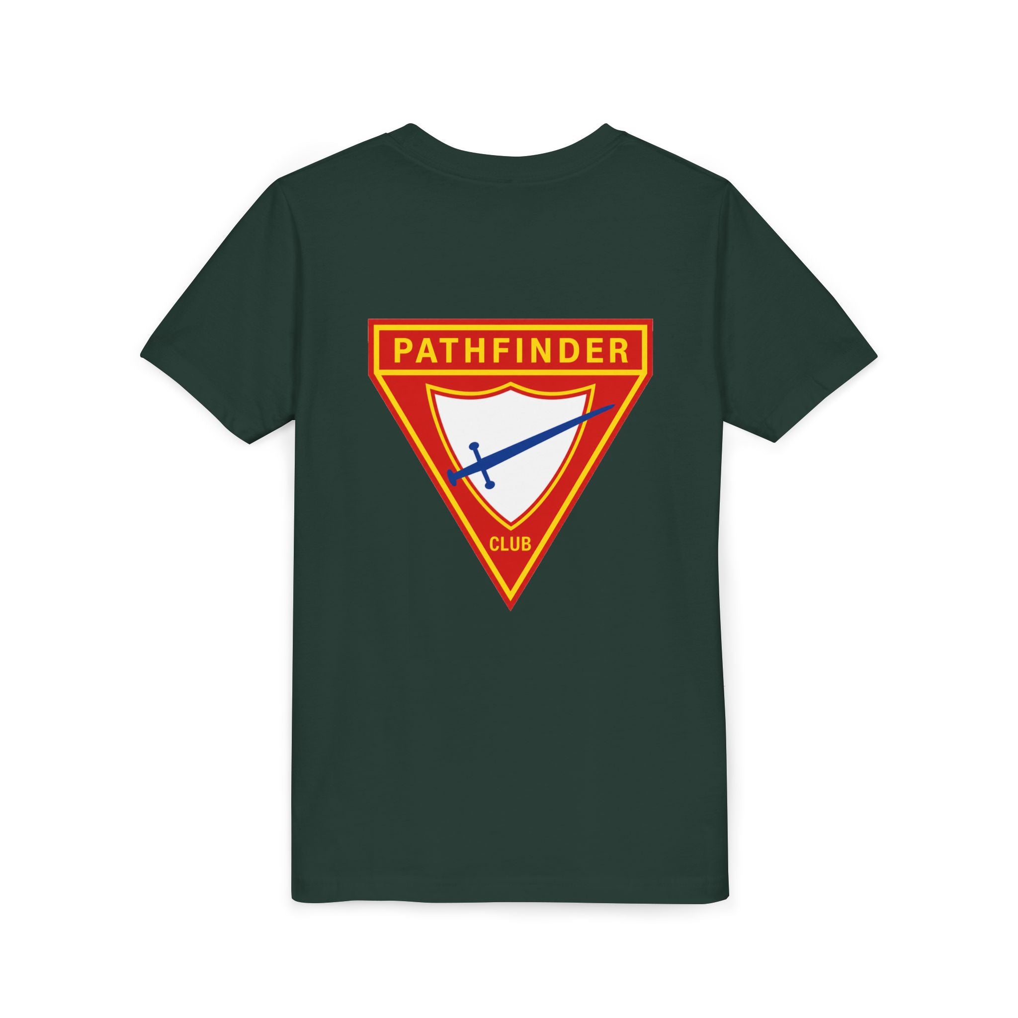 Pathfinder Club Youth Tee — Pathfinder Shield Emblem Short Sleeve Shirt