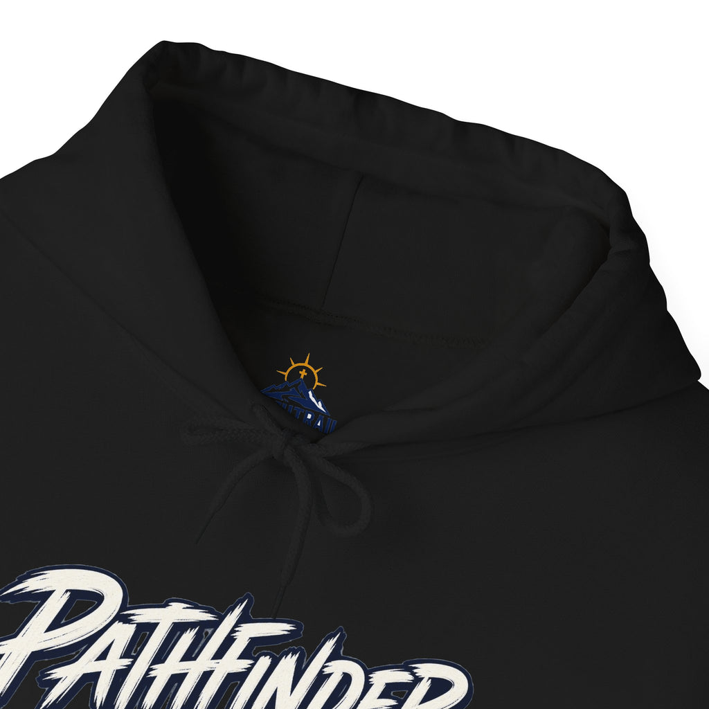 Pathfinder Graphic Hoodie — Retro Script Logo Pullover