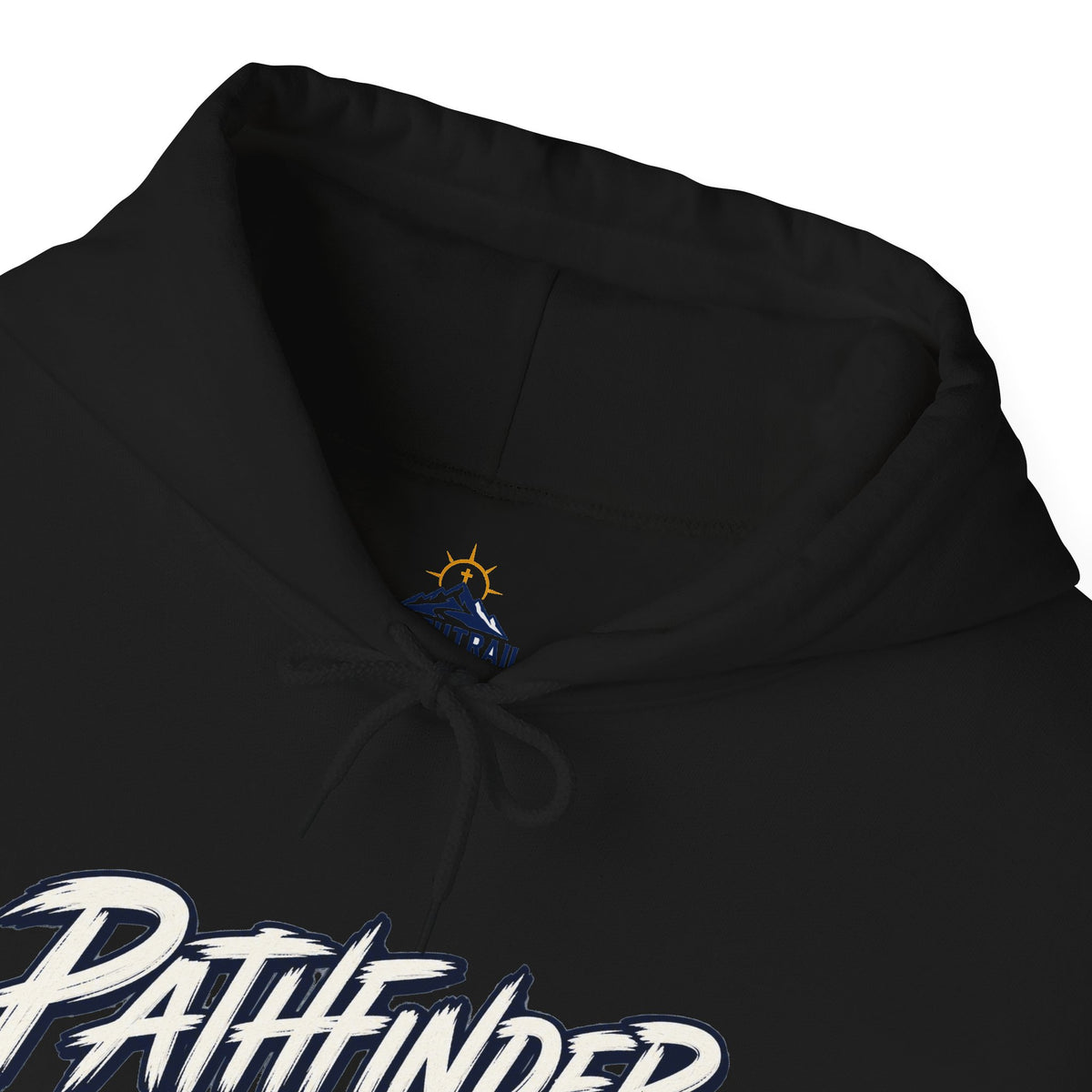 Pathfinder Graphic Hoodie — Retro Script Logo Pullover