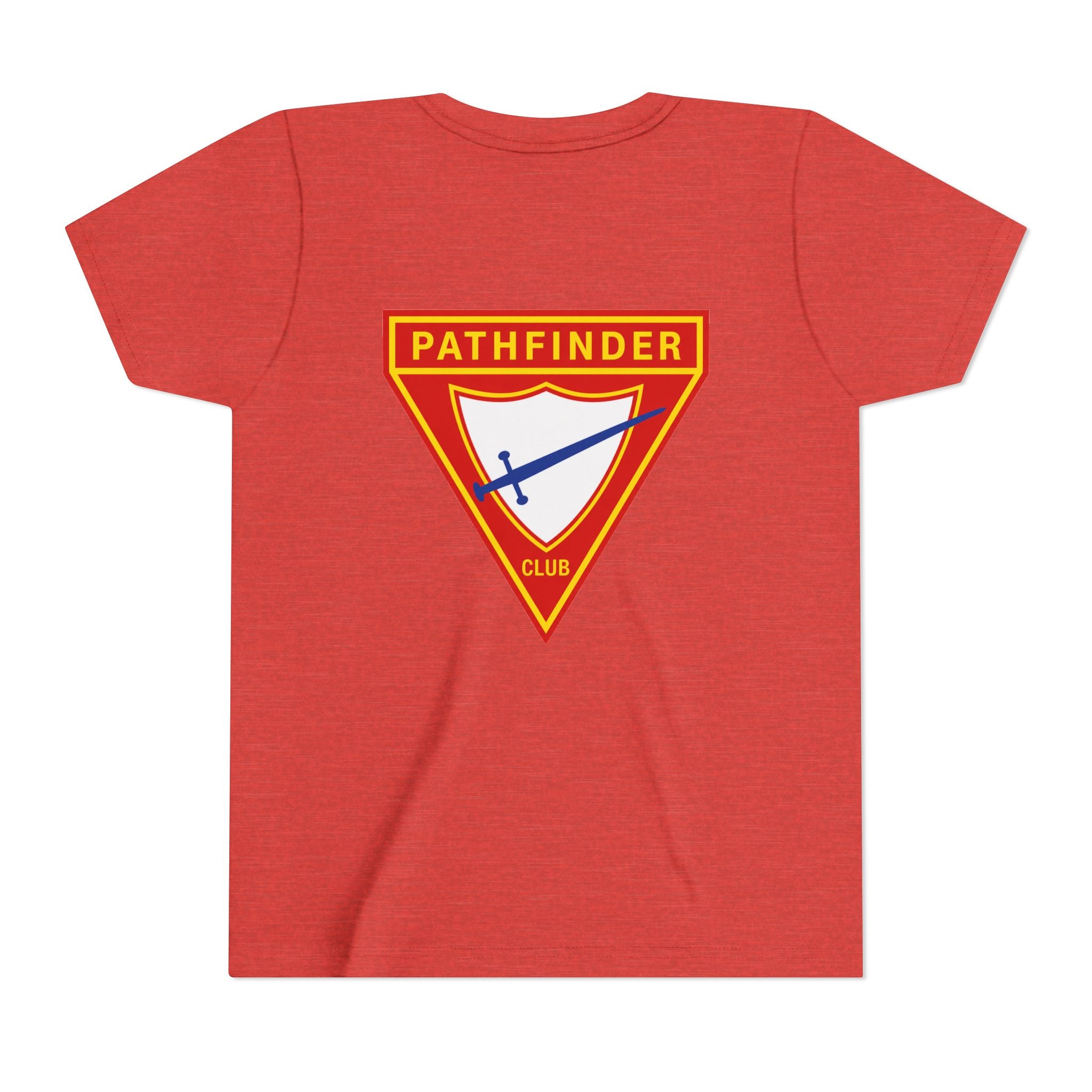 Pathfinder Club Youth Tee — Pathfinder Shield Emblem Short Sleeve Shirt