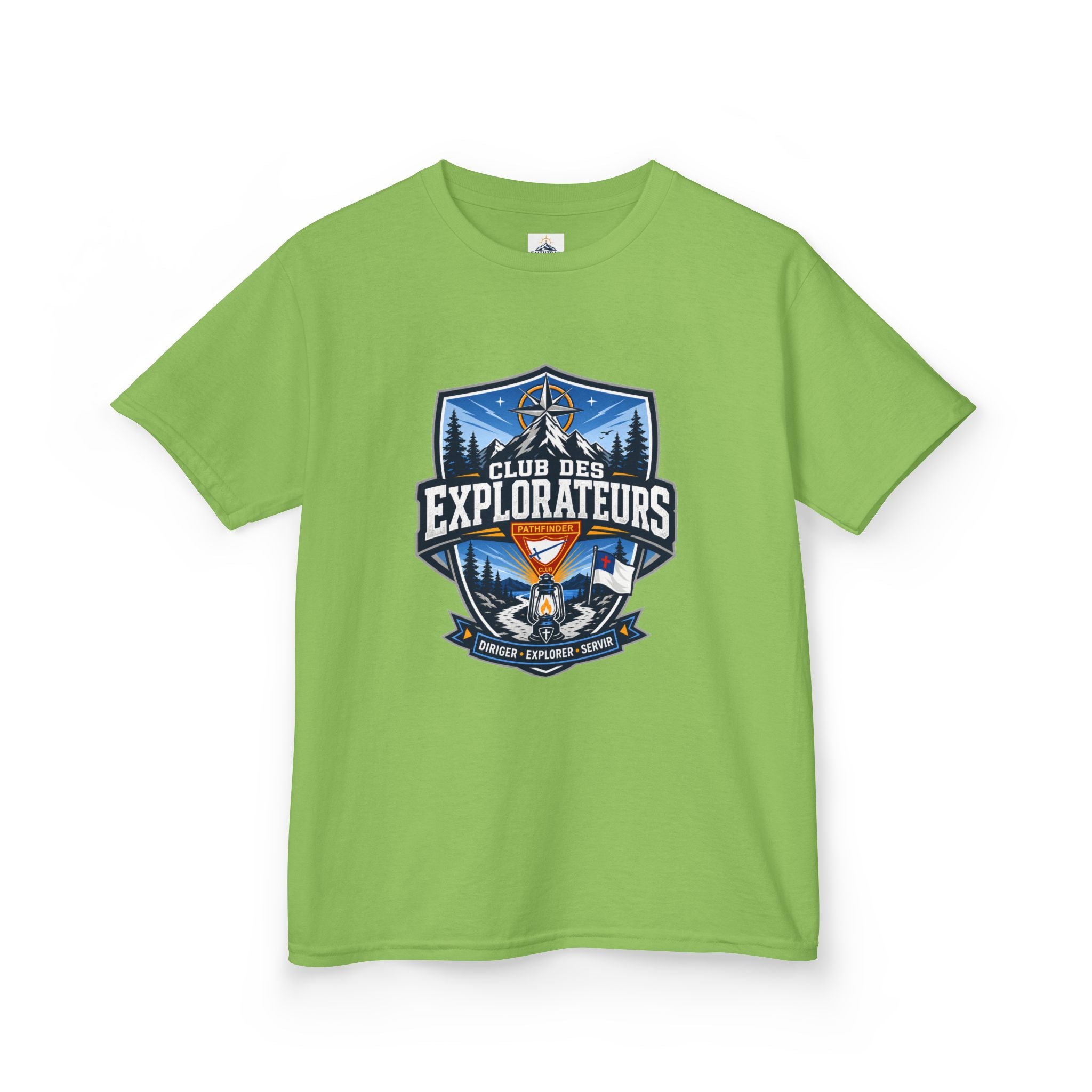 T-shirt unisexe pour Enfants Club des Explorateurs | Lanterne