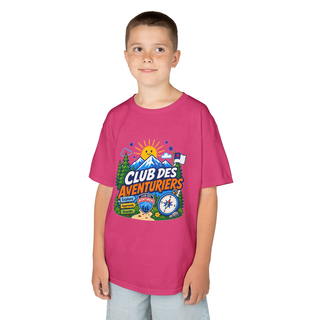 Club des Aventuriers T-Shirt (Enfants) | Camping Boussole et Soleil