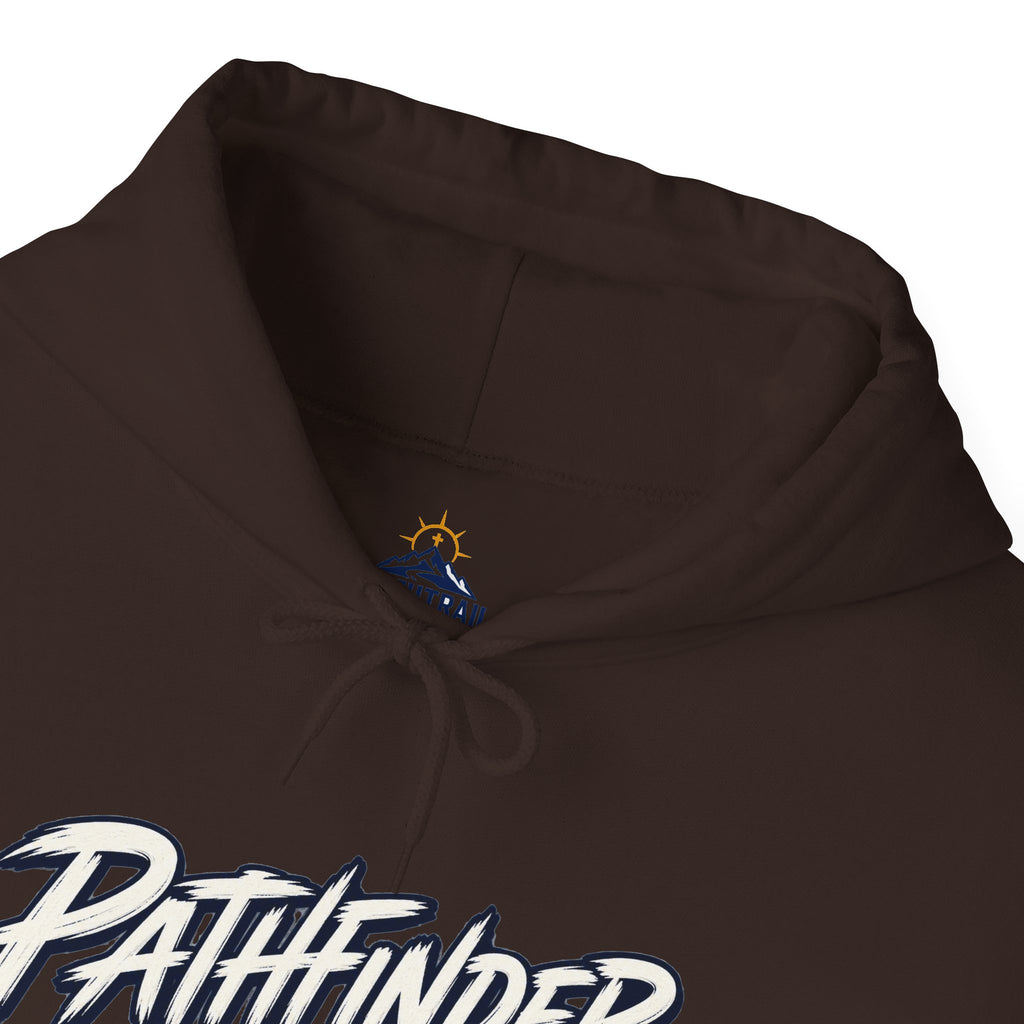 Pathfinder Graphic Hoodie — Retro Script Logo Pullover