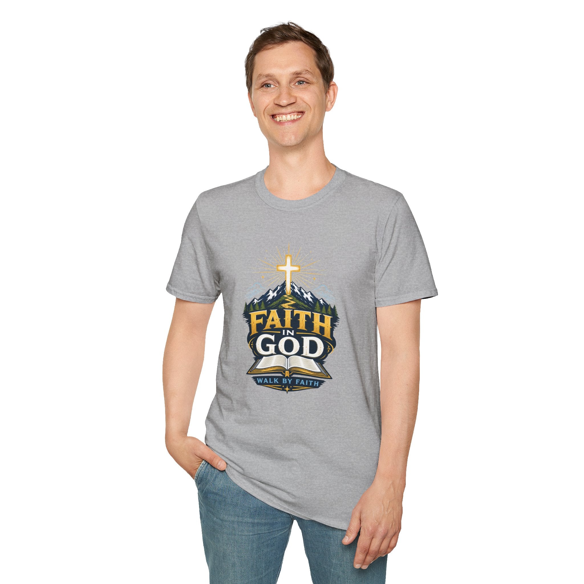 Faith In God T-Shirt — Mountain Cross Christian Tee